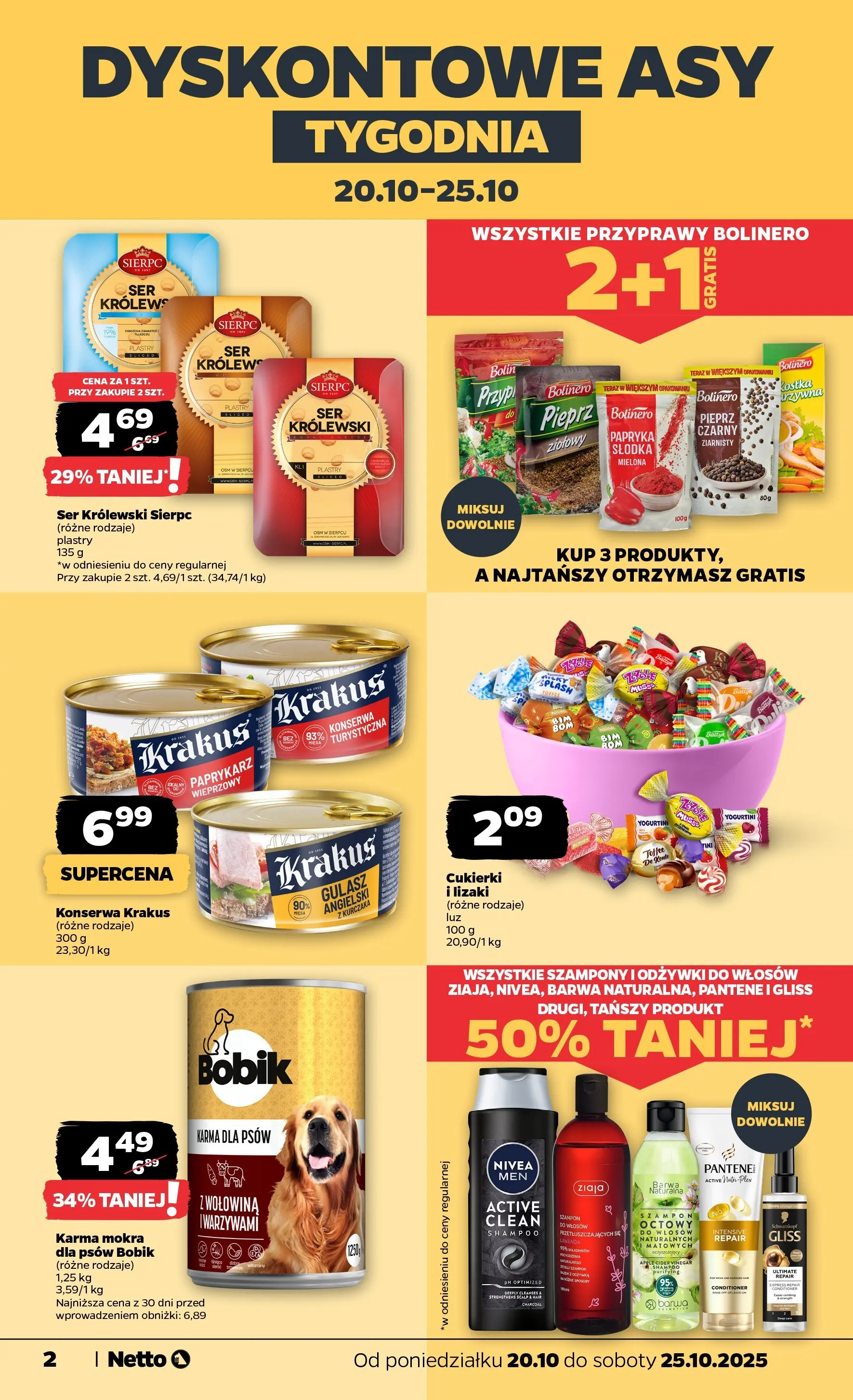Netto - NETTO T43A ważne do 25.10 od 19.10.2025 - Aktualne promocje | Strona: 2 | Produkty: Paprykarz, Gulasz, Karma dla psów, Pieprz