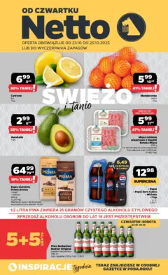 Pogląd oferty "Netto - NETTO T43B Food ważne do 25.10" - ważna od 22.10.2025