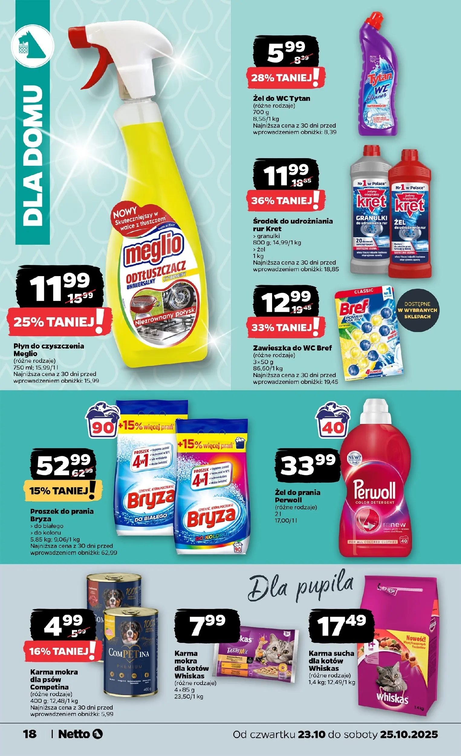 Netto - NETTO T43B Food ważne do 25.10 od 22.10.2025 - Aktualne promocje | Strona: 18 | Produkty: Cytryna, Meglio, Cleaner, Detergent