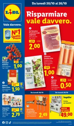 Anteprima del volantino Volantino Lidl	 valido a partire dal 20.10.2025