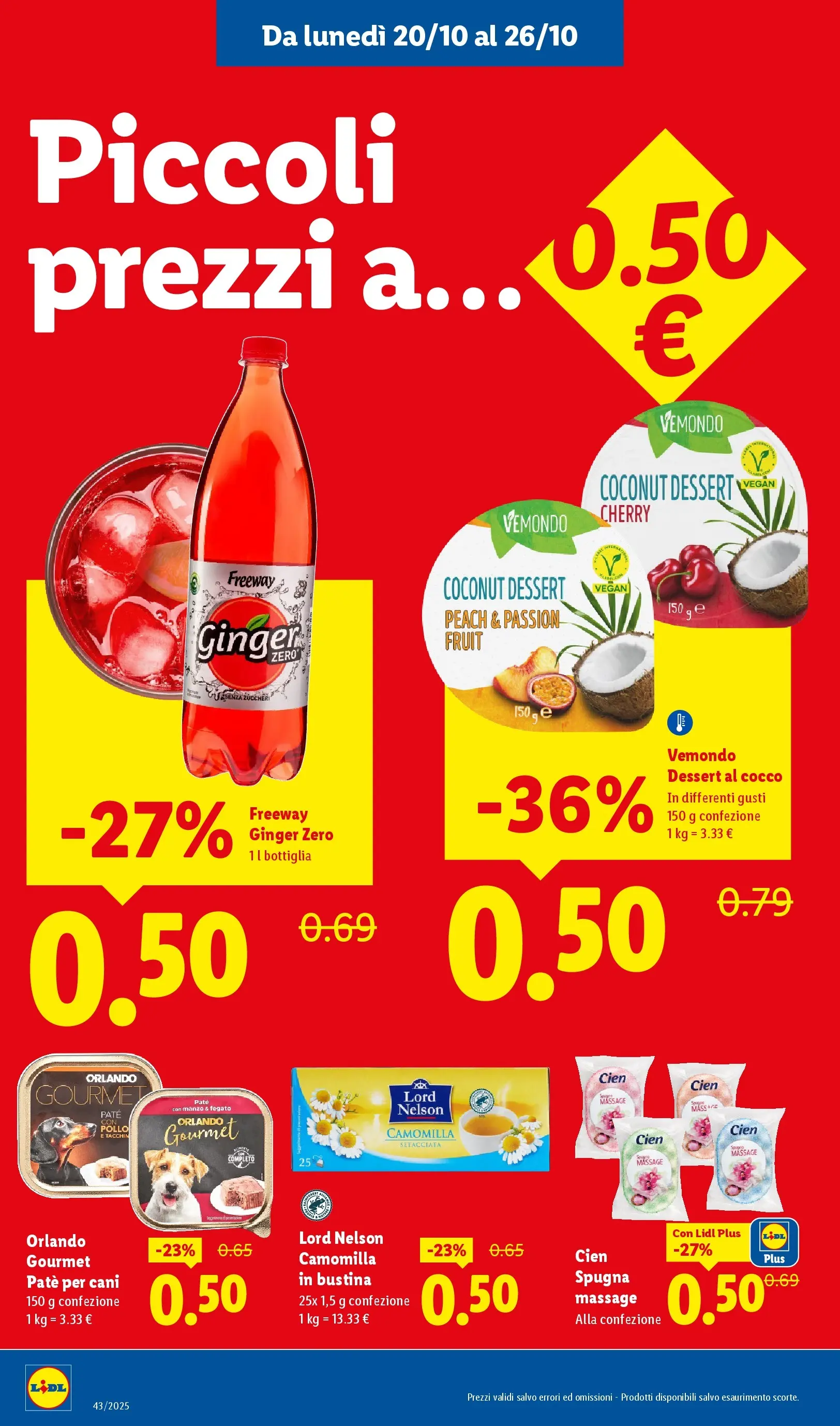 LIDL volantino della prossima settimana dal ﻿16/10/2025﻿ 📣 | Pagina: 6 | Prodotti: Pollo, Manzo, Cocco, Bottiglia