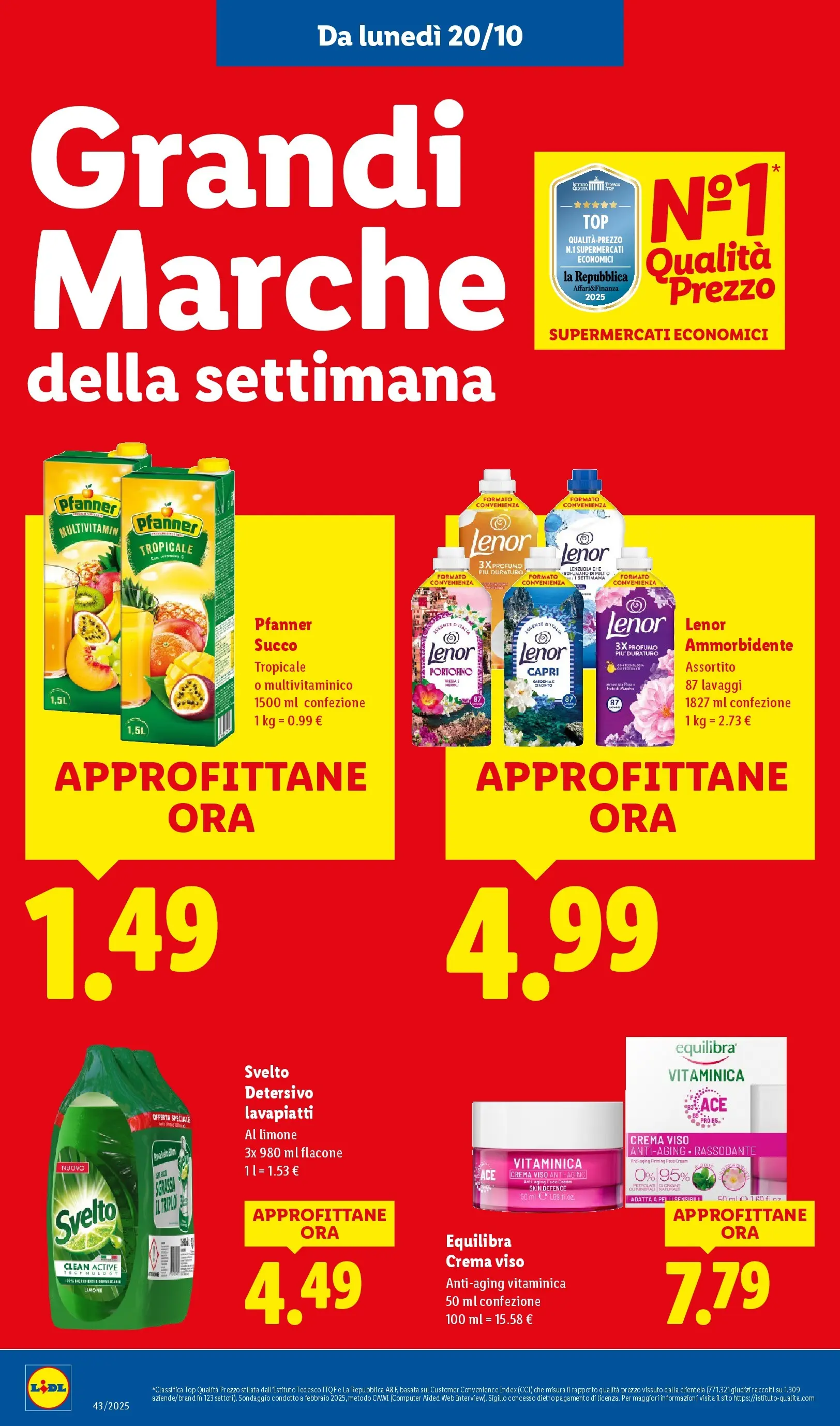 LIDL volantino della prossima settimana dal ﻿16/10/2025﻿ 📣 | Pagina: 12 | Prodotti: Crema, Limone, Top, Lenzuola