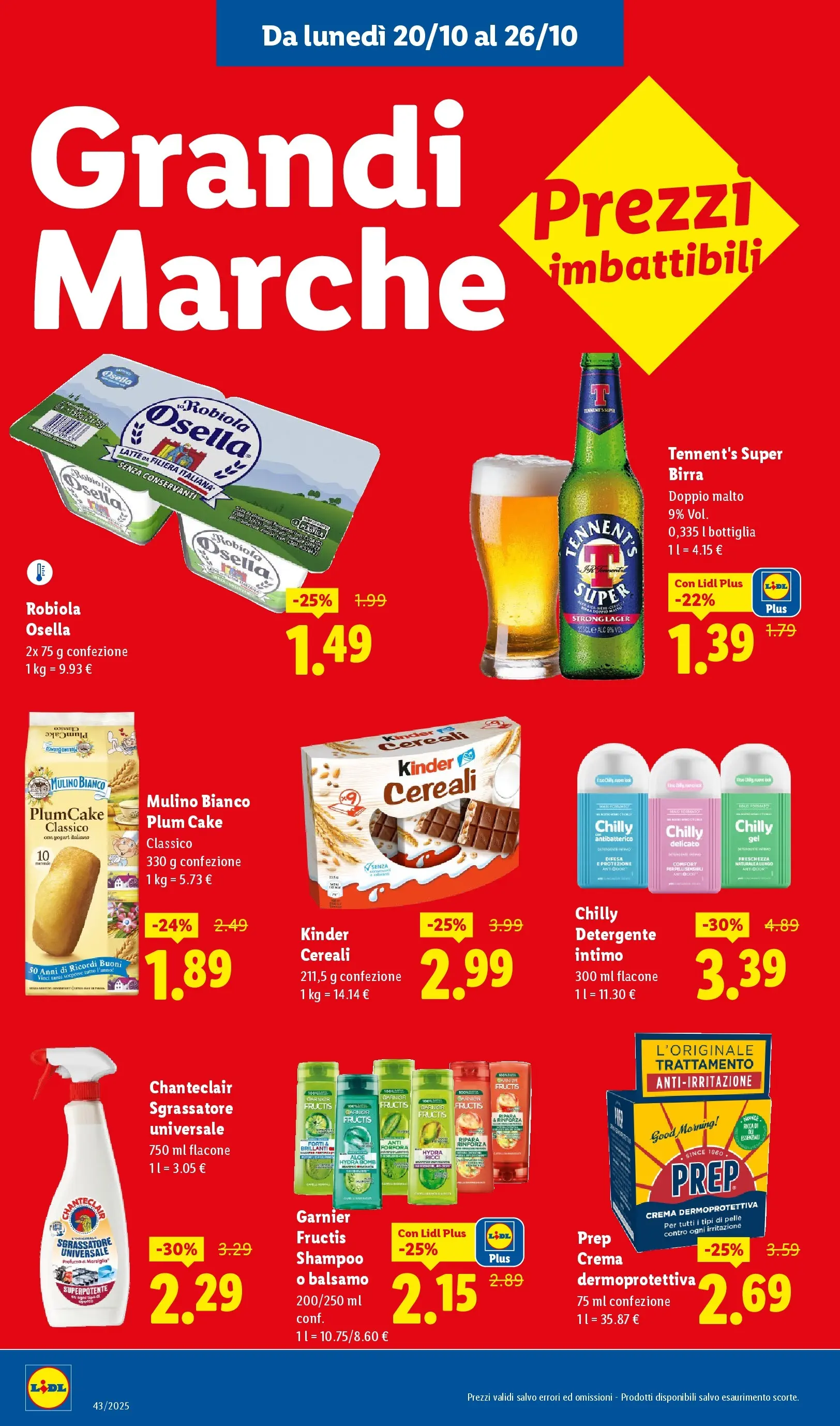 LIDL volantino della prossima settimana dal ﻿16/10/2025﻿ 📣 | Pagina: 14 | Prodotti: Shampoo, Balsamo, Crema, Latte