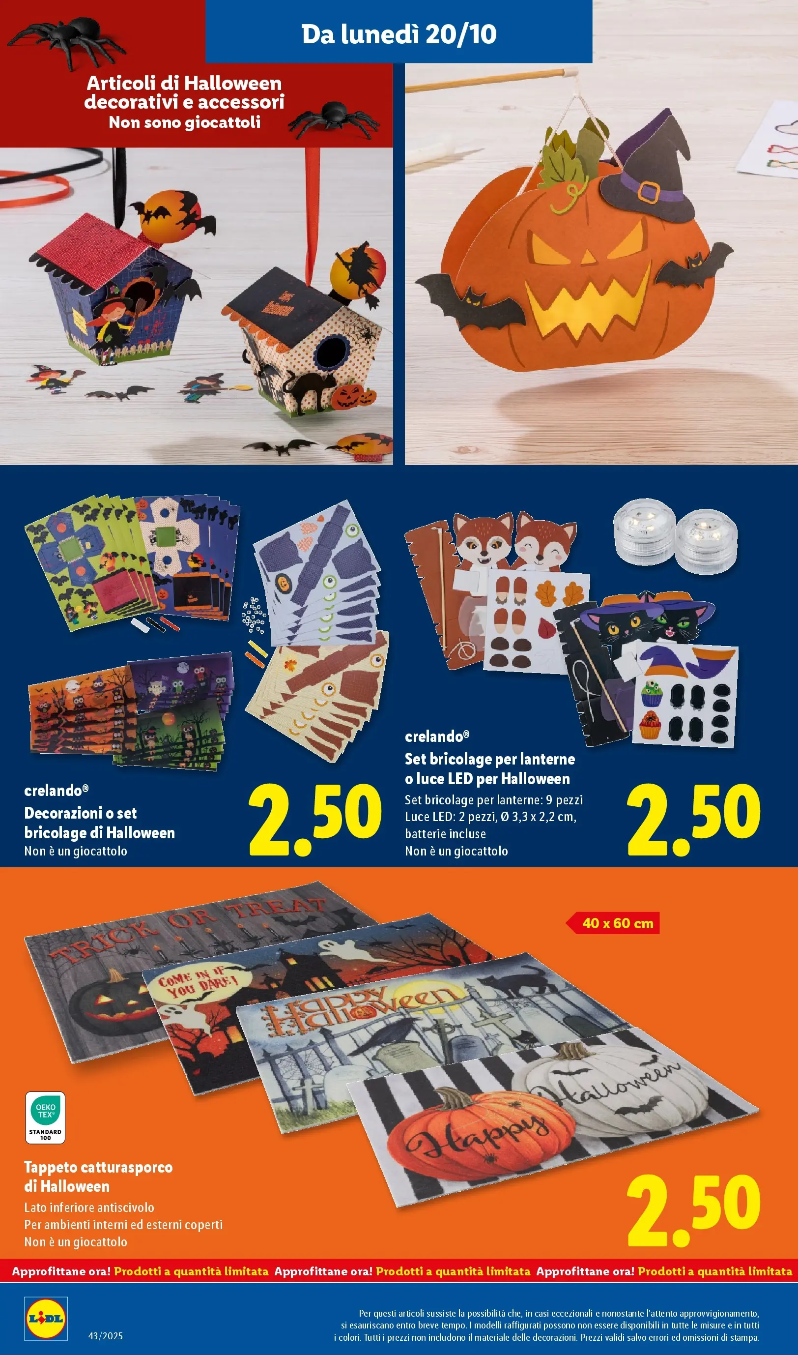 LIDL volantino della prossima settimana dal ﻿16/10/2025﻿ 📣 | Pagina: 30 | Prodotti: Tappeto, Batterie, Decorazioni