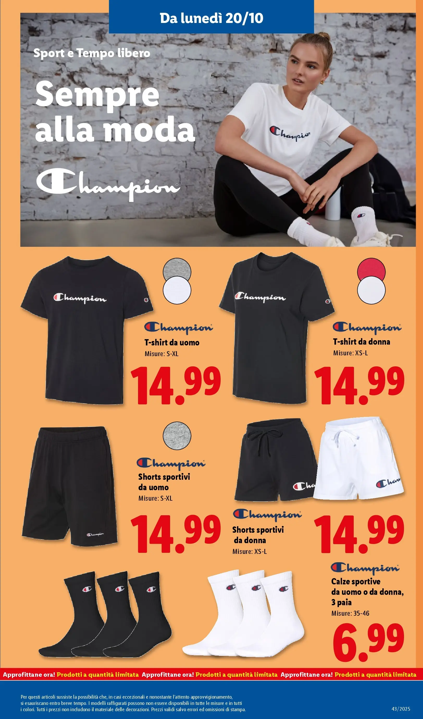 LIDL volantino della prossima settimana dal ﻿16/10/2025﻿ 📣 | Pagina: 33 | Prodotti: T-shirt