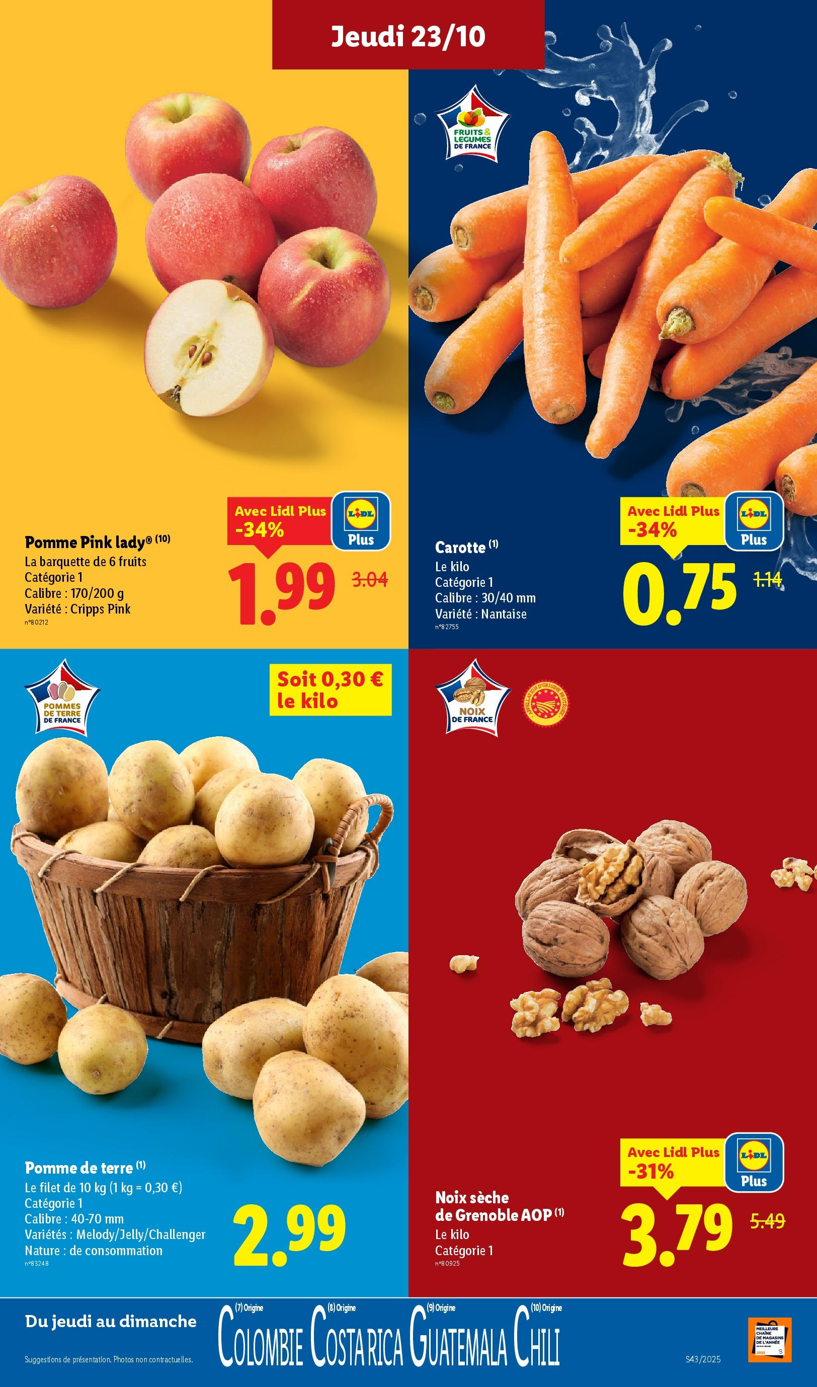 Catalogue LIDL du 19/10/2025 | Promo prospectus en ligne | Page: 3 Catalogue LIDL du 19/10/2025 | Promo prospectus en ligne | Page: 3