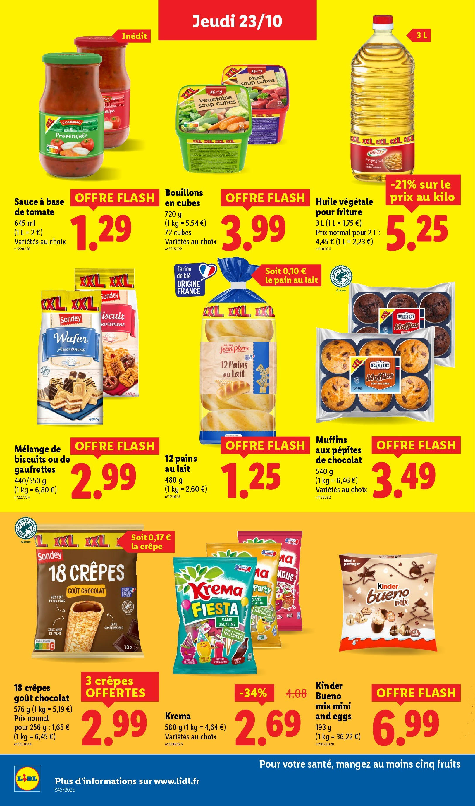 Catalogue LIDL du 19/10/2025 | Promo prospectus en ligne | Page: 18 Catalogue LIDL du 19/10/2025 | Promo prospectus en ligne | Page: 18