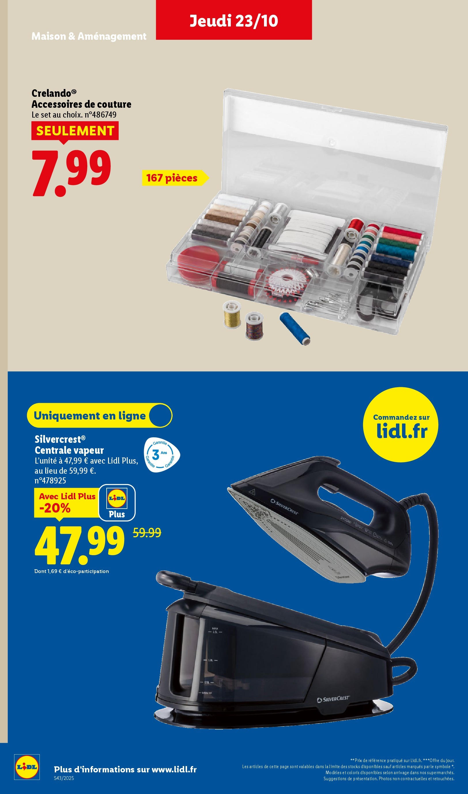Catalogue LIDL du 19/10/2025 | Promo prospectus en ligne | Page: 40 Catalogue LIDL du 19/10/2025 | Promo prospectus en ligne | Page: 40