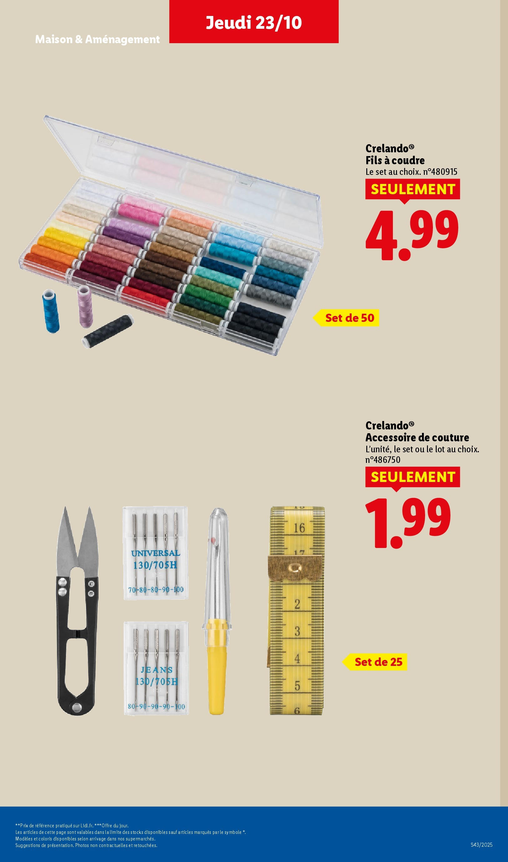 Catalogue LIDL du 19/10/2025 | Promo prospectus en ligne | Page: 41 Catalogue LIDL du 19/10/2025 | Promo prospectus en ligne | Page: 41