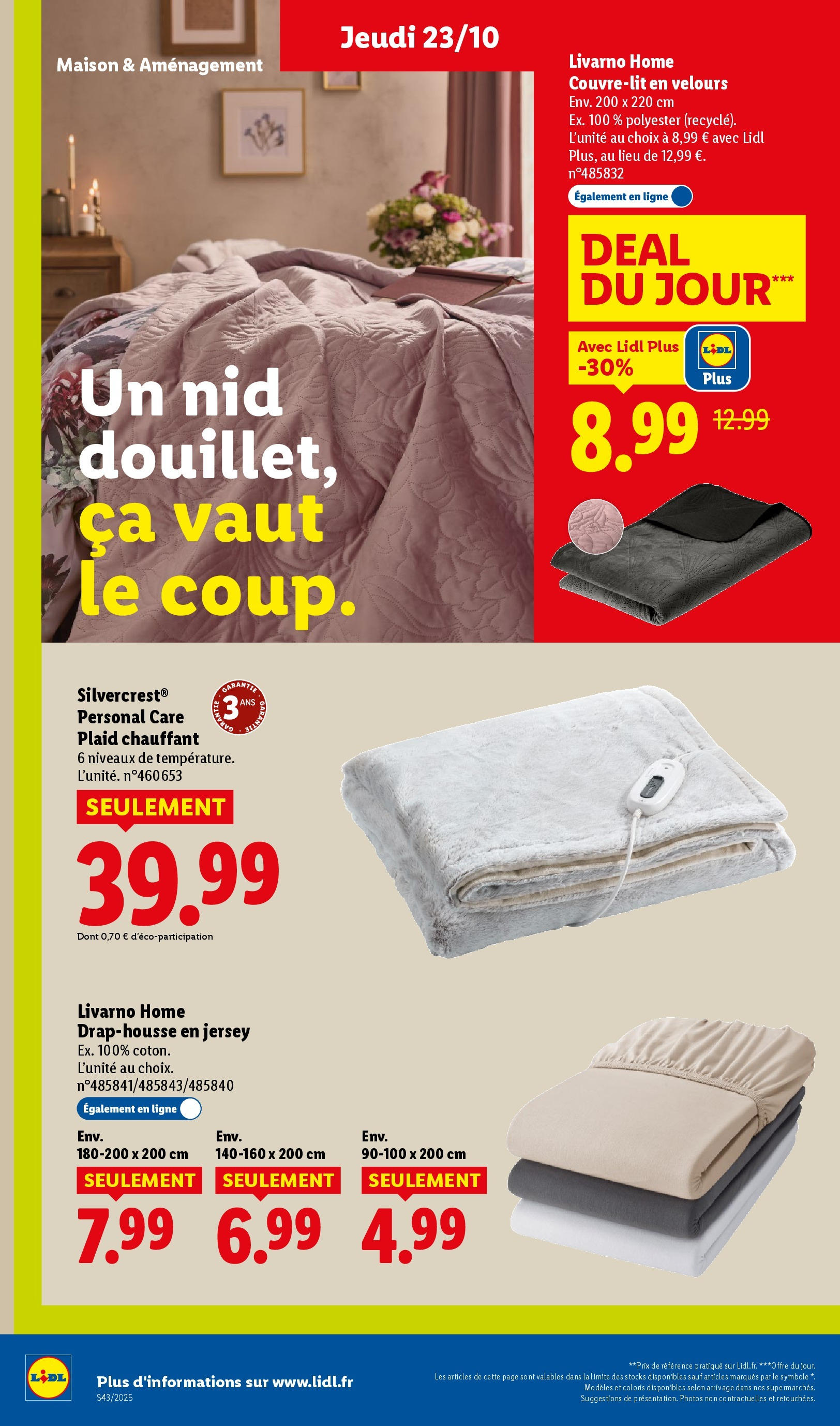 Catalogue LIDL du 19/10/2025 | Promo prospectus en ligne | Page: 42 Catalogue LIDL du 19/10/2025 | Promo prospectus en ligne | Page: 42