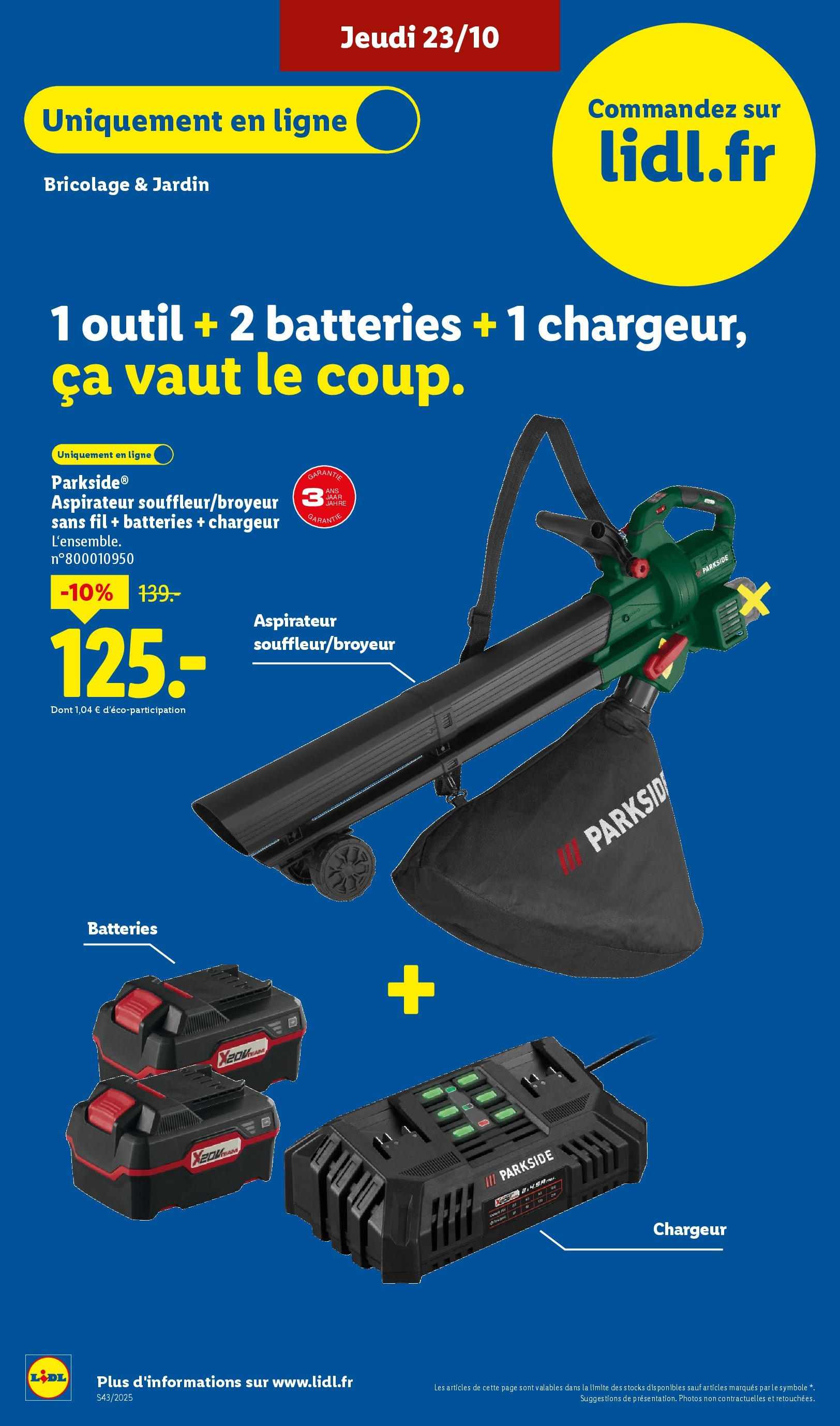 Catalogue LIDL du 19/10/2025 | Promo prospectus en ligne | Page: 50 Catalogue LIDL du 19/10/2025 | Promo prospectus en ligne | Page: 50