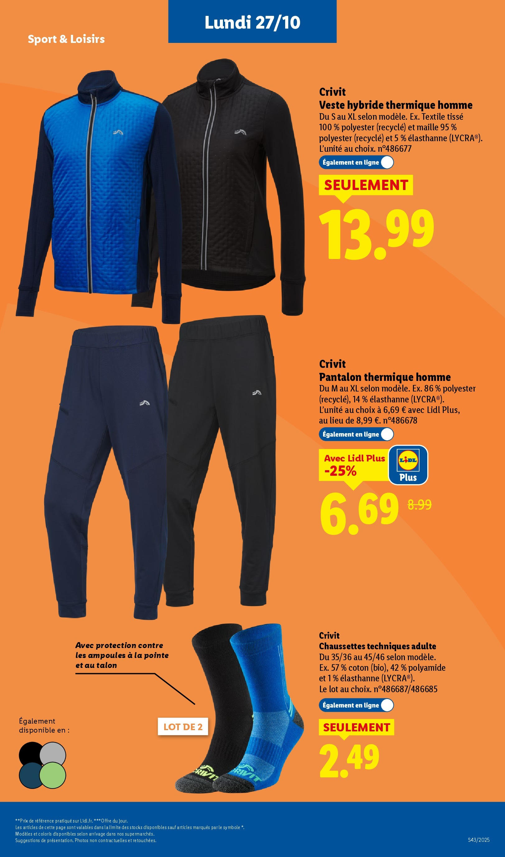 Catalogue LIDL du 19/10/2025 | Promo prospectus en ligne | Page: 69 Catalogue LIDL du 19/10/2025 | Promo prospectus en ligne | Page: 69