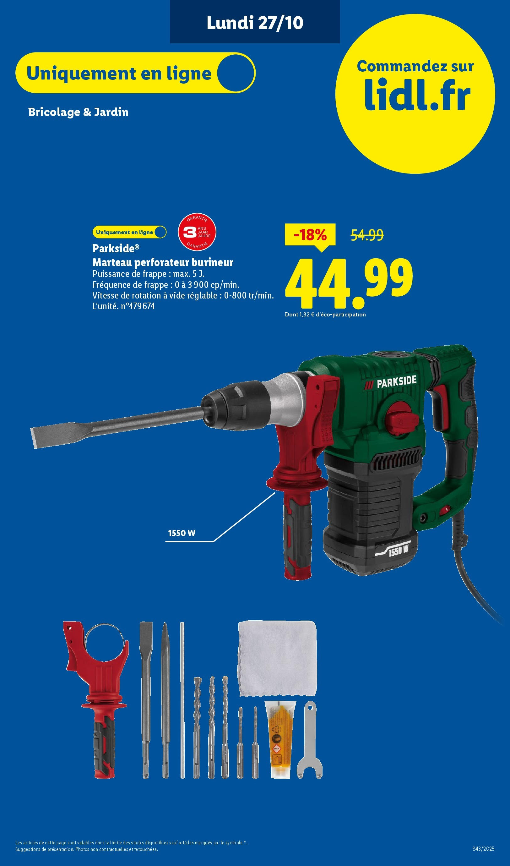 Catalogue LIDL du 19/10/2025 | Promo prospectus en ligne | Page: 73 Catalogue LIDL du 19/10/2025 | Promo prospectus en ligne | Page: 73