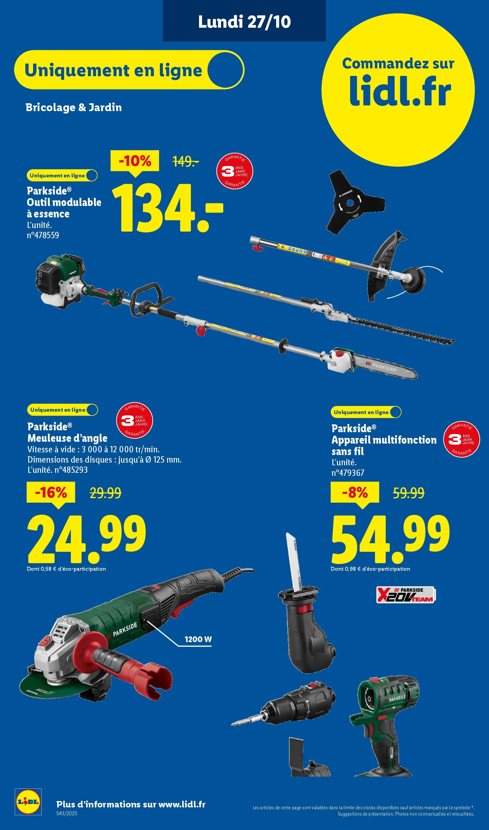Catalogue LIDL du 19/10/2025 | Promo prospectus en ligne | Page: 74 Catalogue LIDL du 19/10/2025 | Promo prospectus en ligne | Page: 74