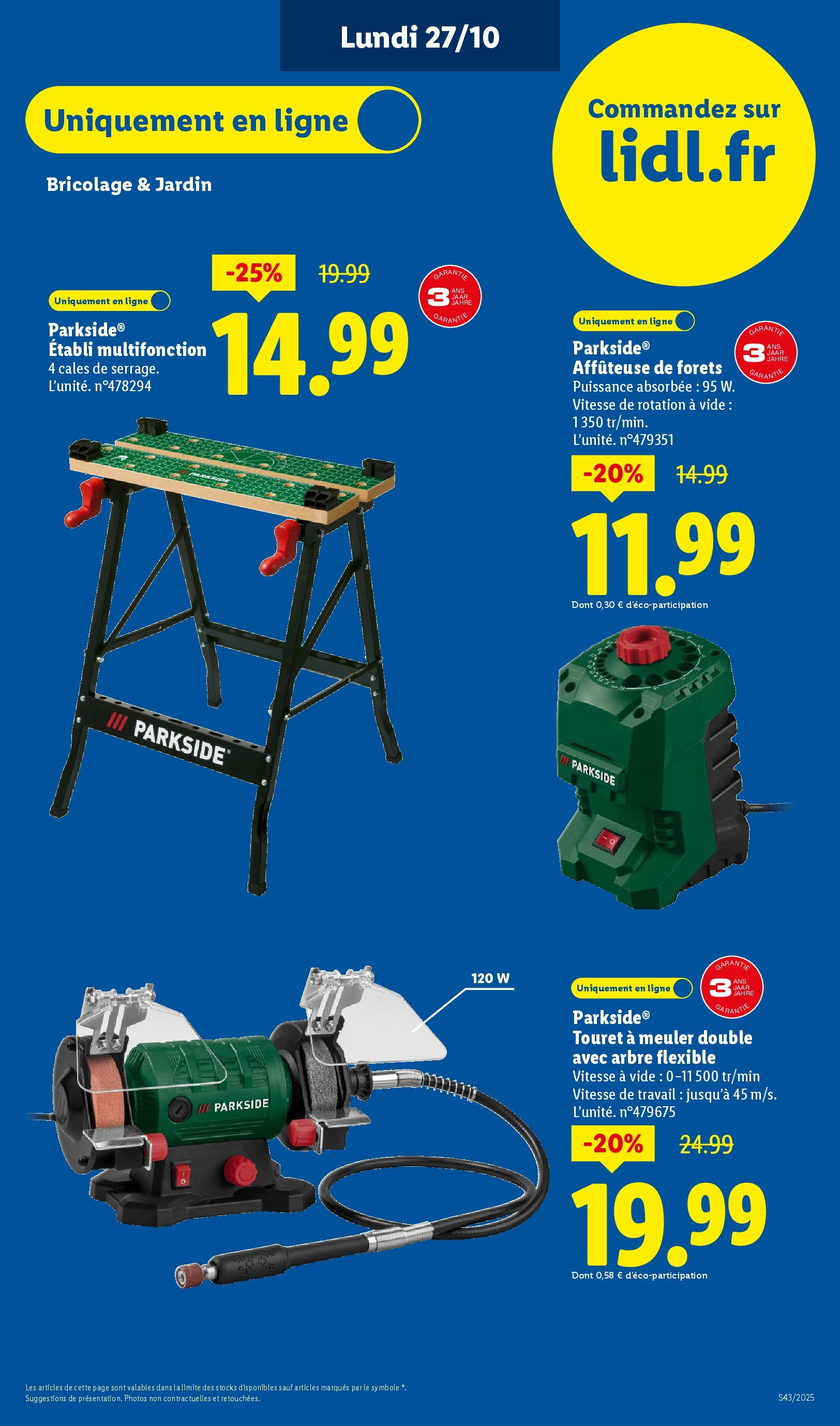 Catalogue LIDL du 19/10/2025 | Promo prospectus en ligne | Page: 75 Catalogue LIDL du 19/10/2025 | Promo prospectus en ligne | Page: 75