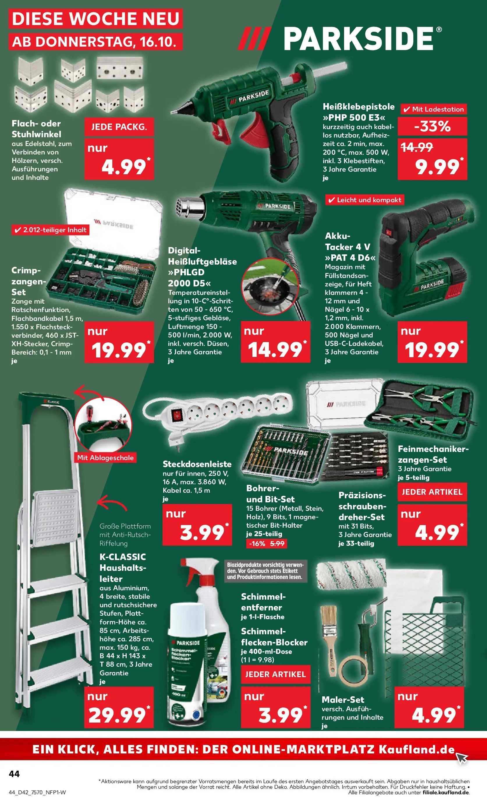 Prospekt Kaufland ab 19.10.2025 » Angebote und Werbung Online | Seite: 44 Prospekt Kaufland ab 19.10.2025 » Angebote Online zum Blättern | Seite: 44