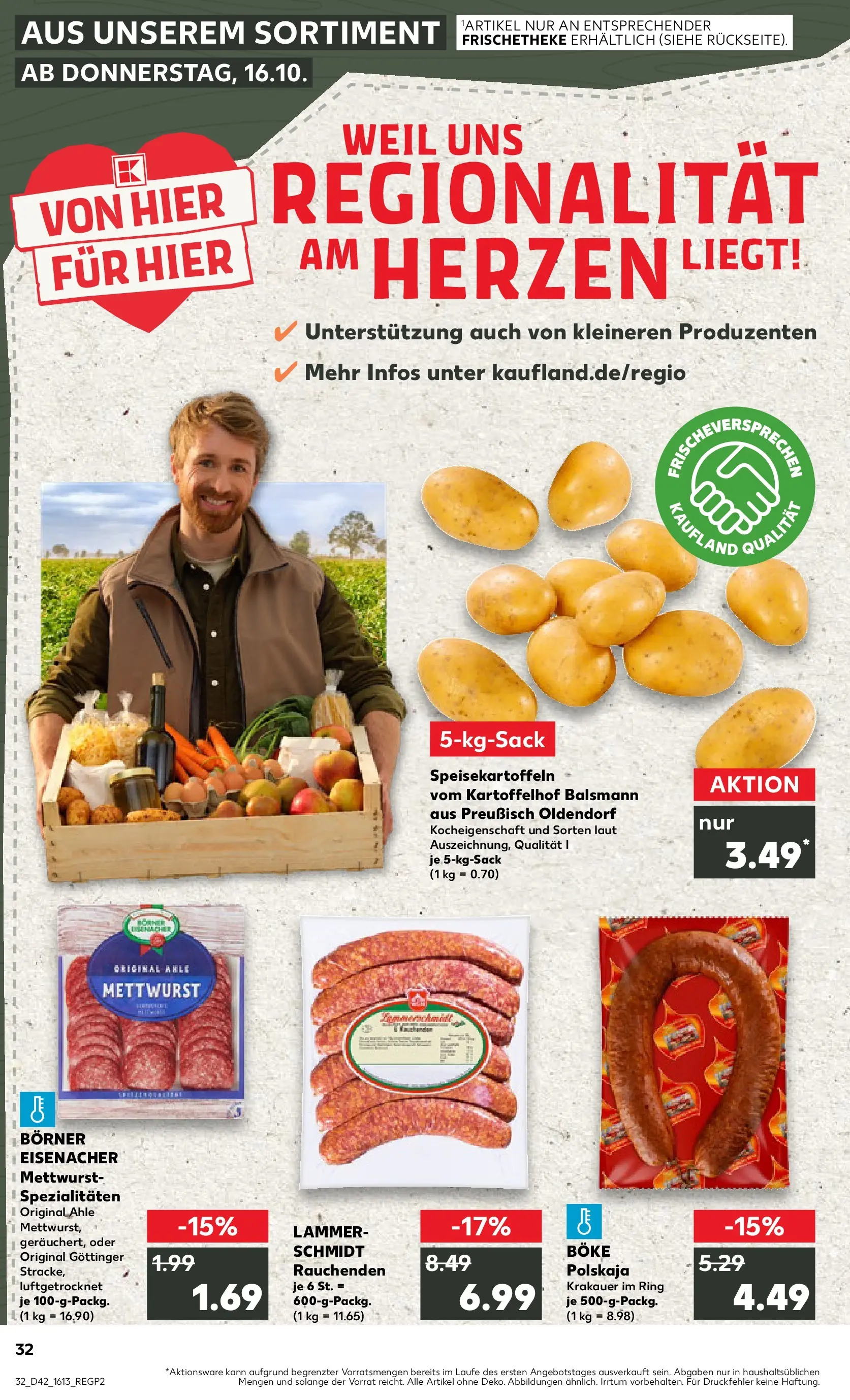 Prospekt Kaufland ab 19.10.2025 » Angebote Online zum Blättern | Seite: 32