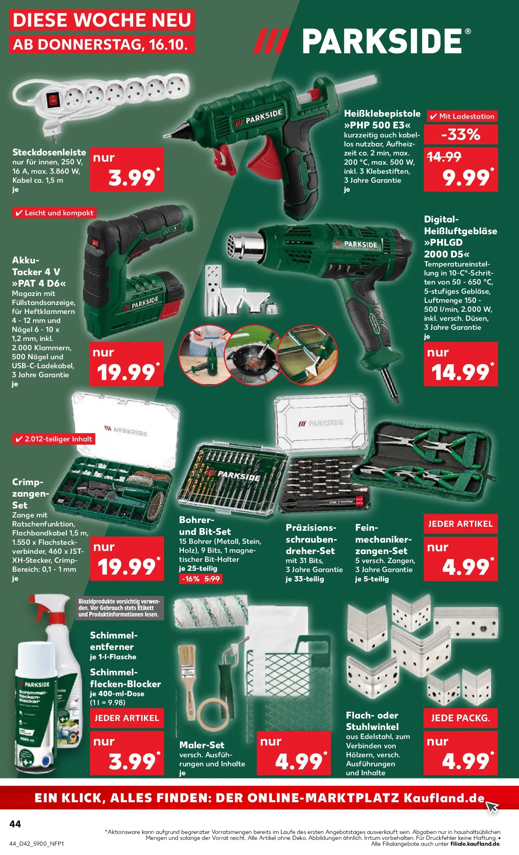 Prospekt Kaufland ab 19.10.2025 » Angebote und Werbung Online | Seite: 44 Prospekt Kaufland ab 19.10.2025 » Angebote Online zum Blättern | Seite: 44
