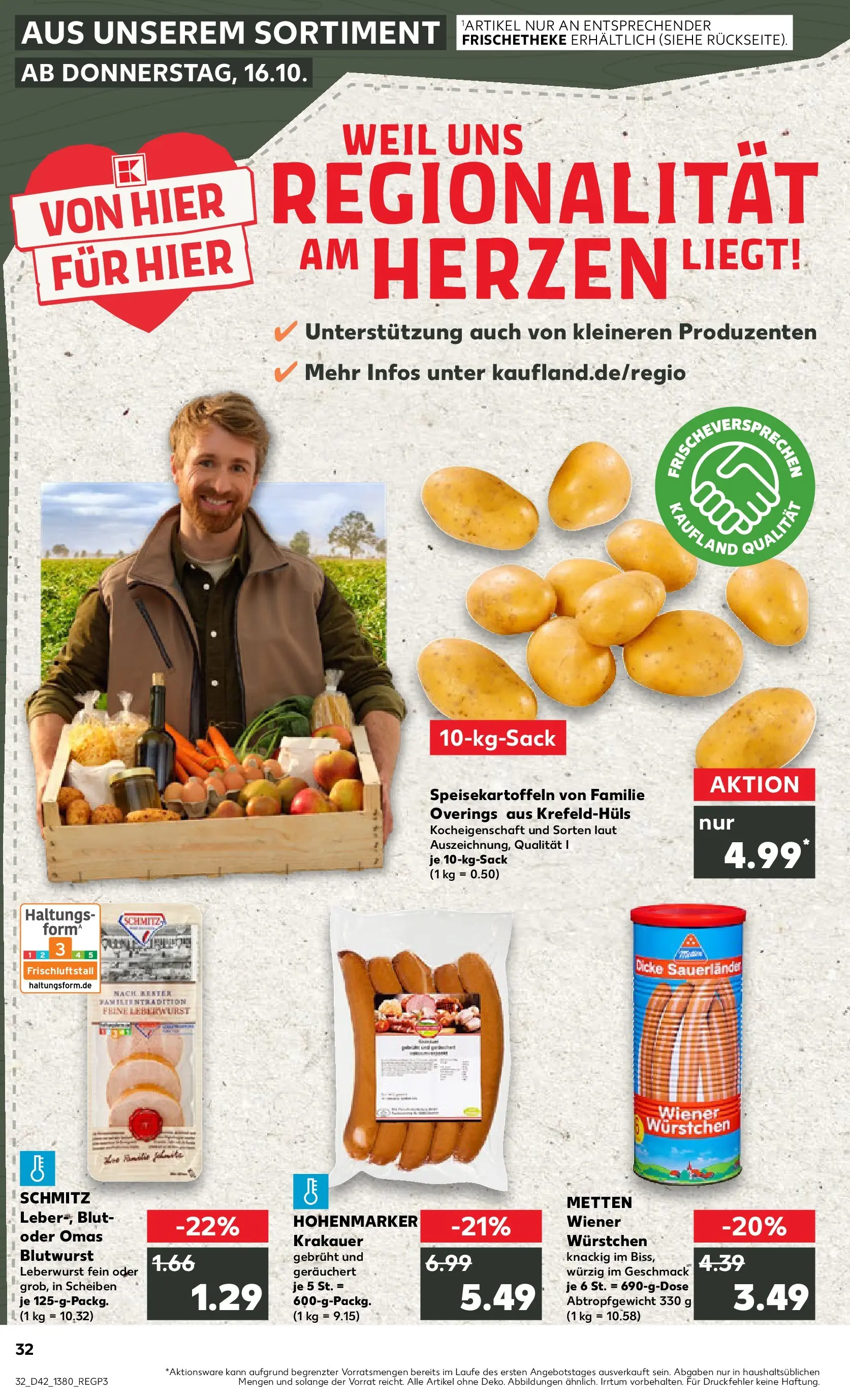 Prospekt Kaufland ab 19.10.2025 » Angebote und Werbung Online | Seite: 32 Prospekt Kaufland ab 19.10.2025 » Angebote Online zum Blättern | Seite: 32