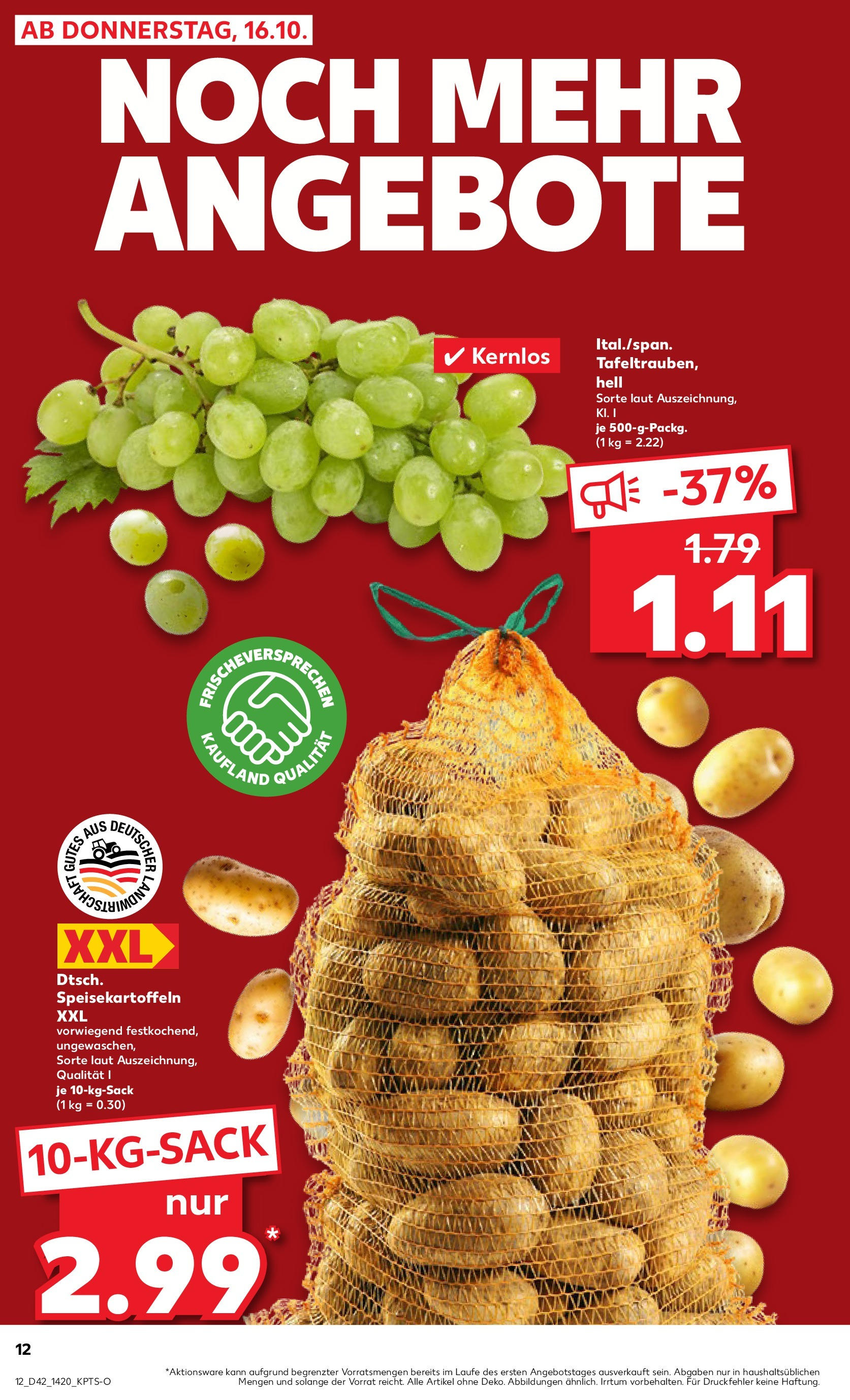 Prospekt Kaufland ab 19.10.2025 » Angebote Online zum Blättern | Seite: 12