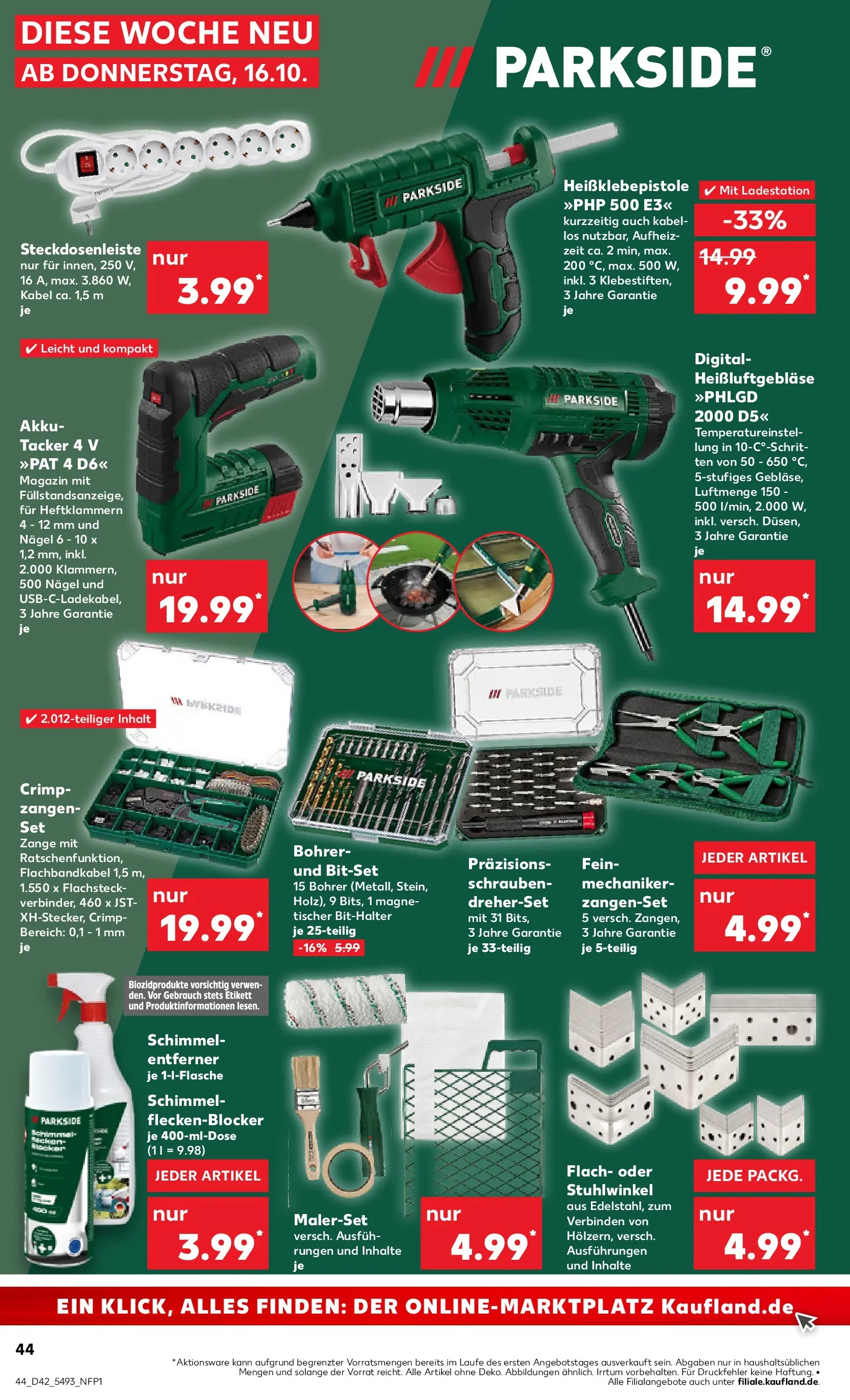 Prospekt Kaufland ab 19.10.2025 » Angebote und Werbung Online | Seite: 44 Prospekt Kaufland ab 19.10.2025 » Angebote Online zum Blättern | Seite: 44