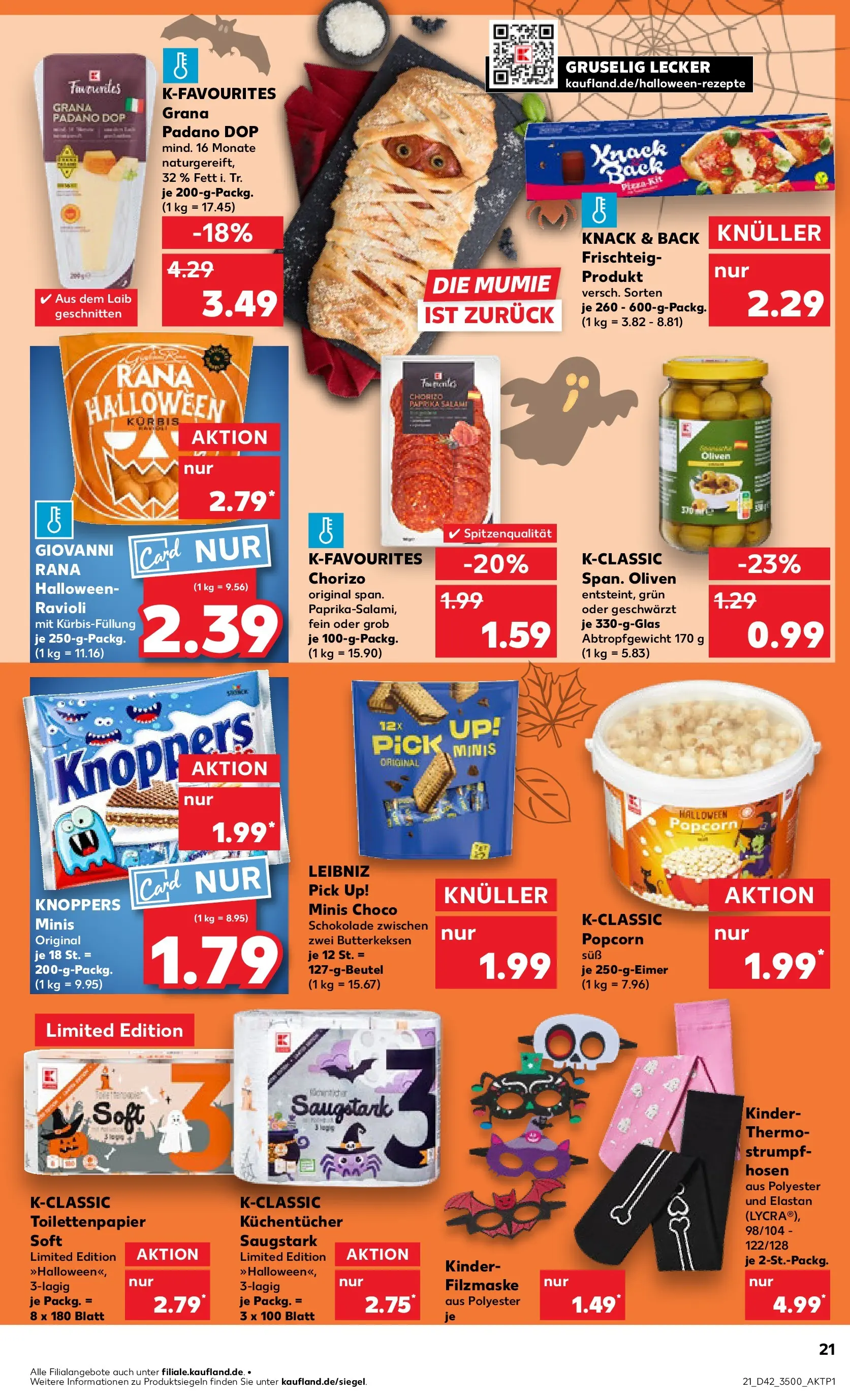 Prospekt Kaufland ab 19.10.2025 » Angebote und Werbung Online | Seite: 21 Prospekt Kaufland ab 19.10.2025 » Angebote Online zum Blättern | Seite: 21