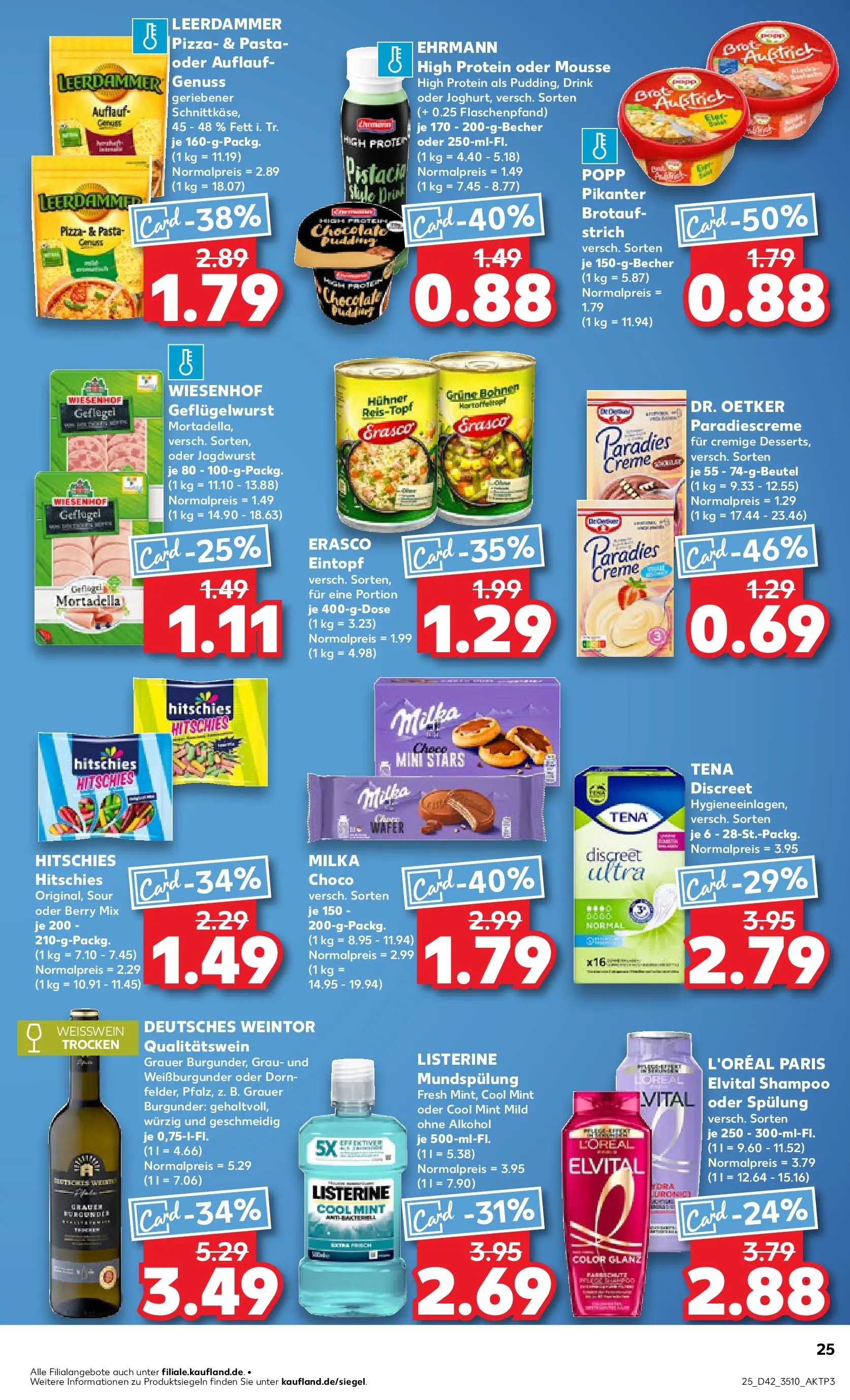 Prospekt Kaufland ab 19.10.2025 » Angebote und Werbung Online | Seite: 25 Prospekt Kaufland ab 19.10.2025 » Angebote Online zum Blättern | Seite: 25