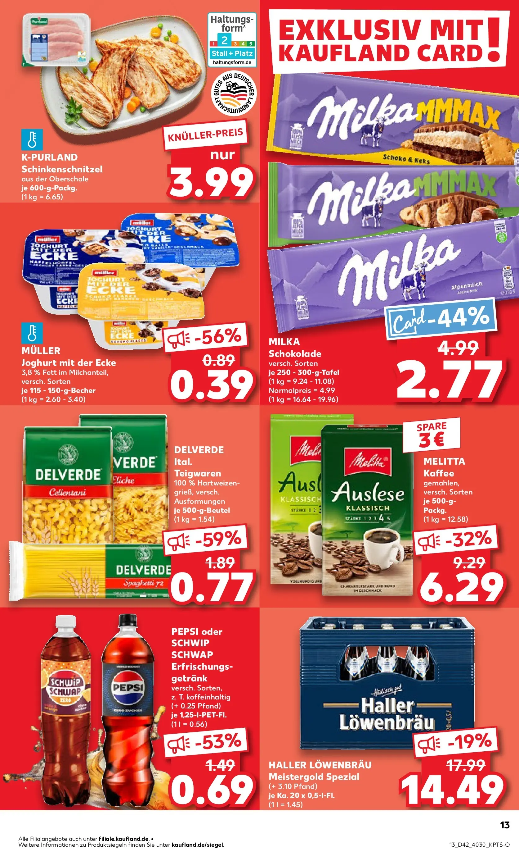 Prospekt Kaufland ab 19.10.2025 » Angebote und Werbung Online | Seite: 13 Prospekt Kaufland ab 19.10.2025 » Angebote Online zum Blättern | Seite: 13