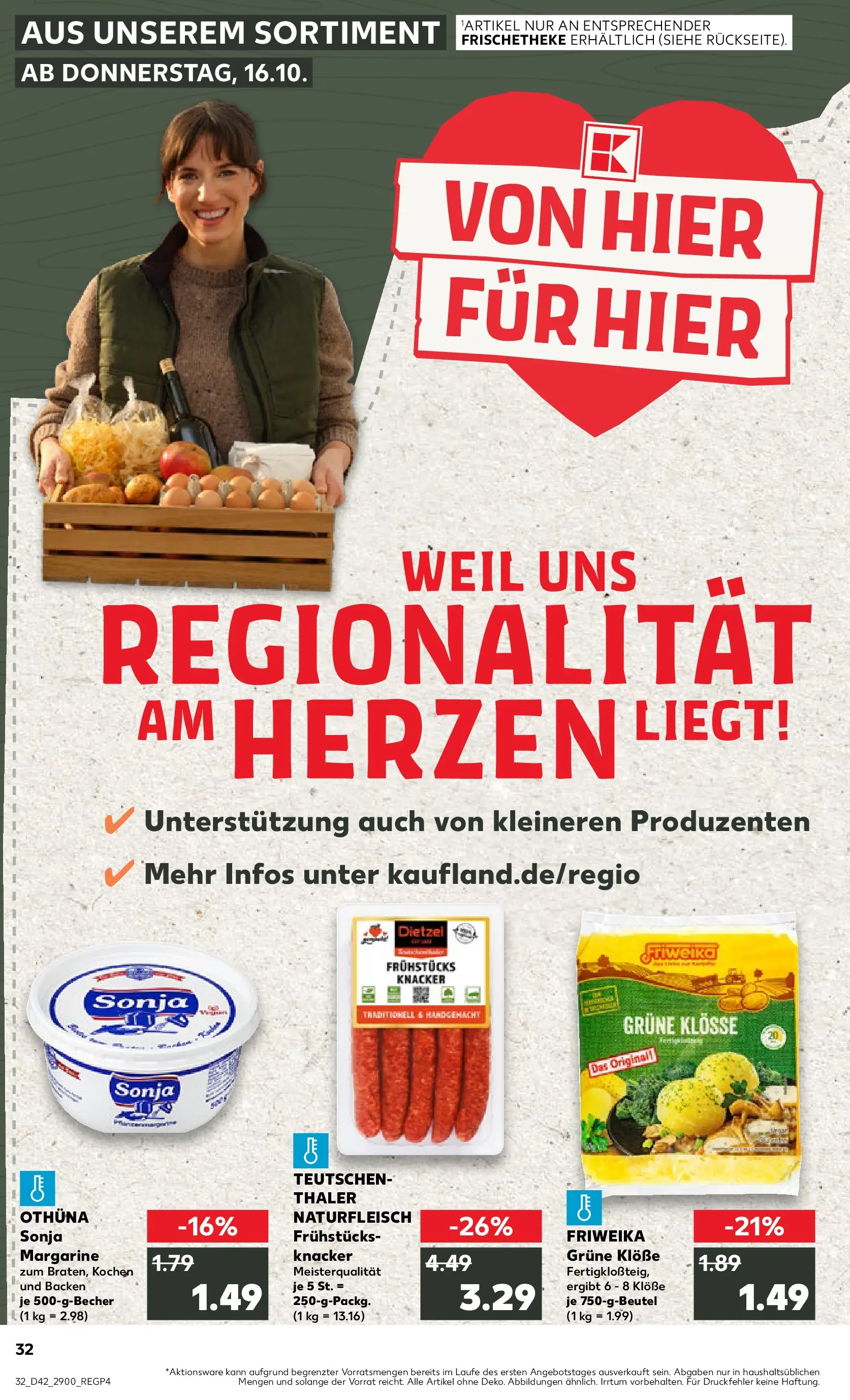 Prospekt Kaufland ab 19.10.2025 » Angebote und Werbung Online | Seite: 32 Prospekt Kaufland ab 19.10.2025 » Angebote Online zum Blättern | Seite: 32