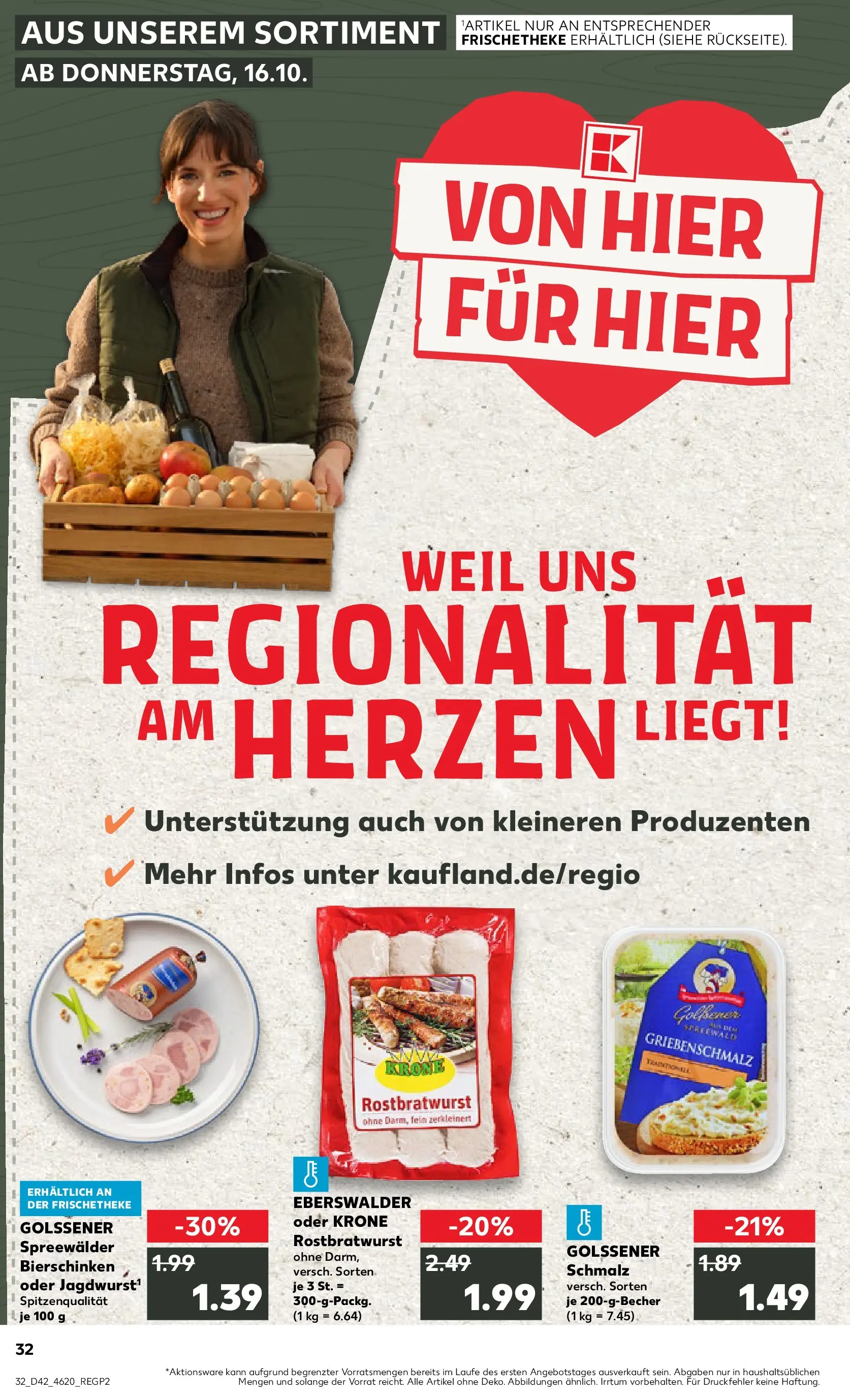 Prospekt Kaufland ab 19.10.2025 » Angebote Online zum Blättern | Seite: 32