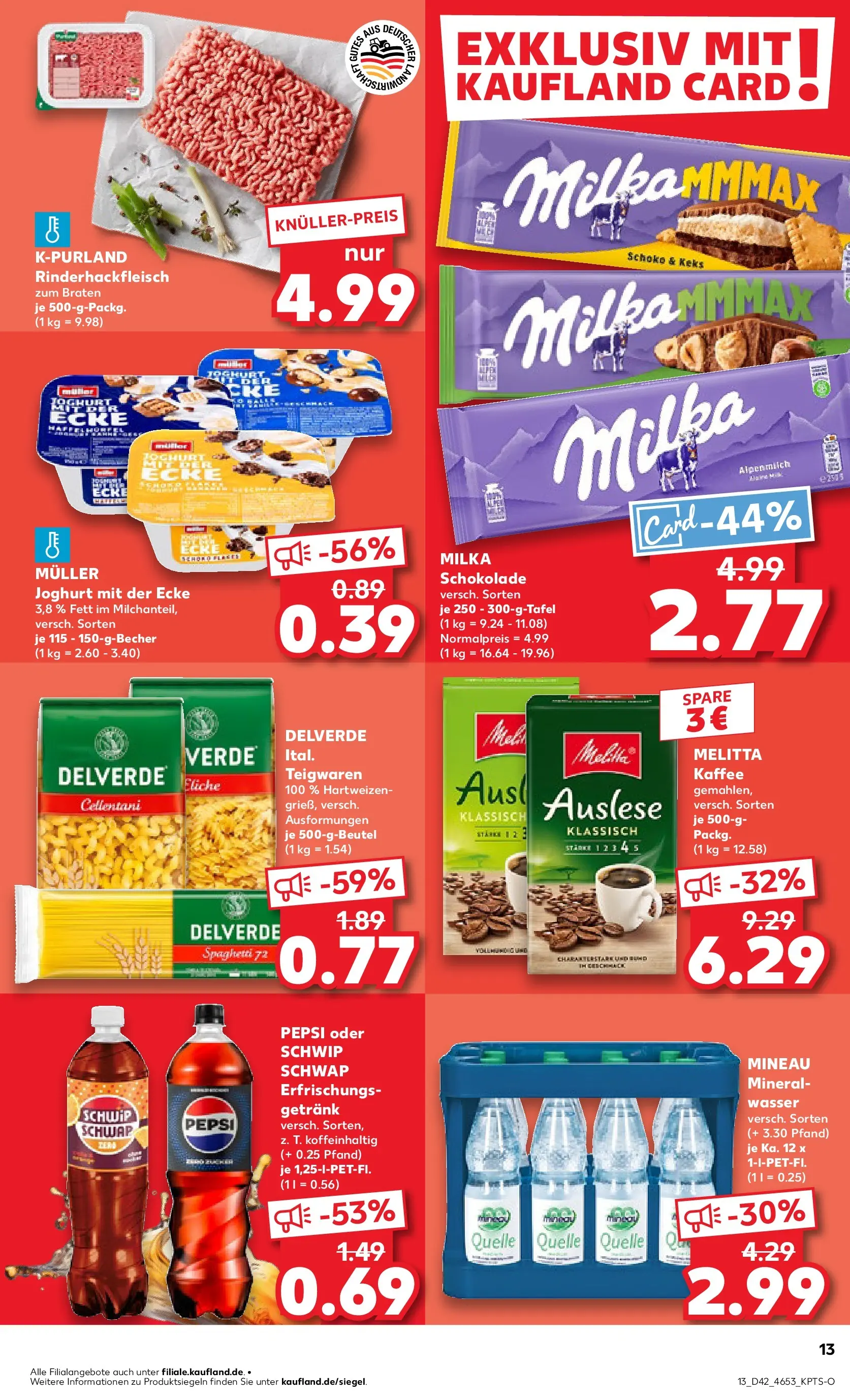 Prospekt Kaufland ab 19.10.2025 » Angebote und Werbung Online | Seite: 13 Prospekt Kaufland ab 19.10.2025 » Angebote Online zum Blättern | Seite: 13