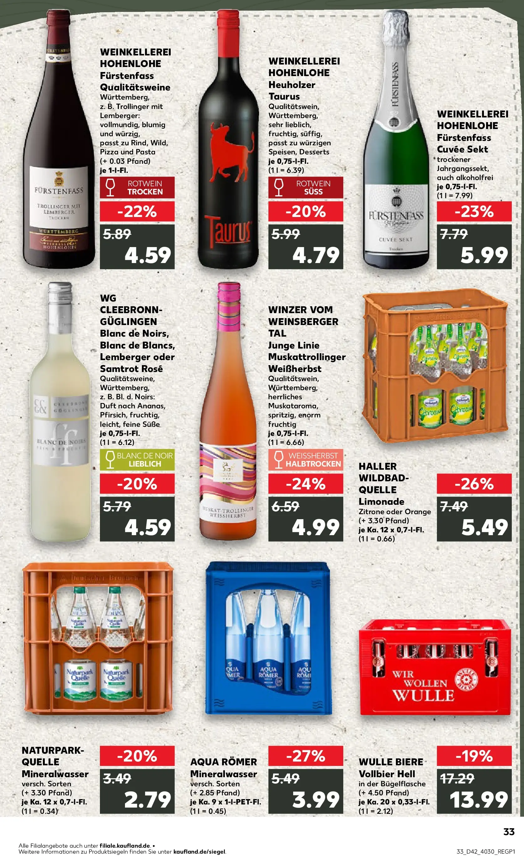 Prospekt Kaufland ab 19.10.2025 » Angebote und Werbung Online | Seite: 33 | Produkte: Sekt, Duft, Mineralwasser, Pasta Prospekt Kaufland ab 19.10.2025 » Angebote Online zum Blättern | Seite: 33 | Produkte: Sekt, Duft, Mineralwasser, Pasta
