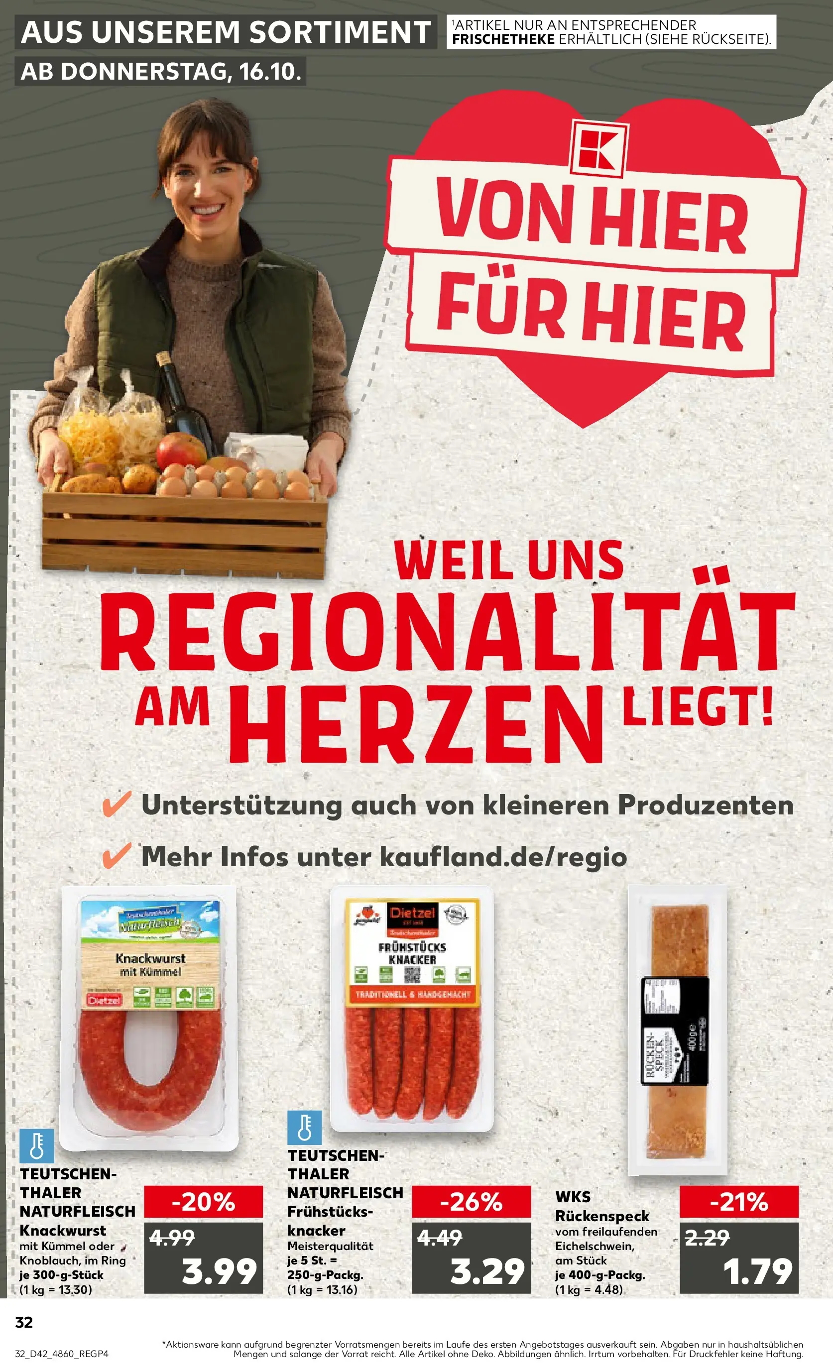 Prospekt Kaufland ab 19.10.2025 » Angebote und Werbung Online | Seite: 32 Prospekt Kaufland ab 19.10.2025 » Angebote Online zum Blättern | Seite: 32