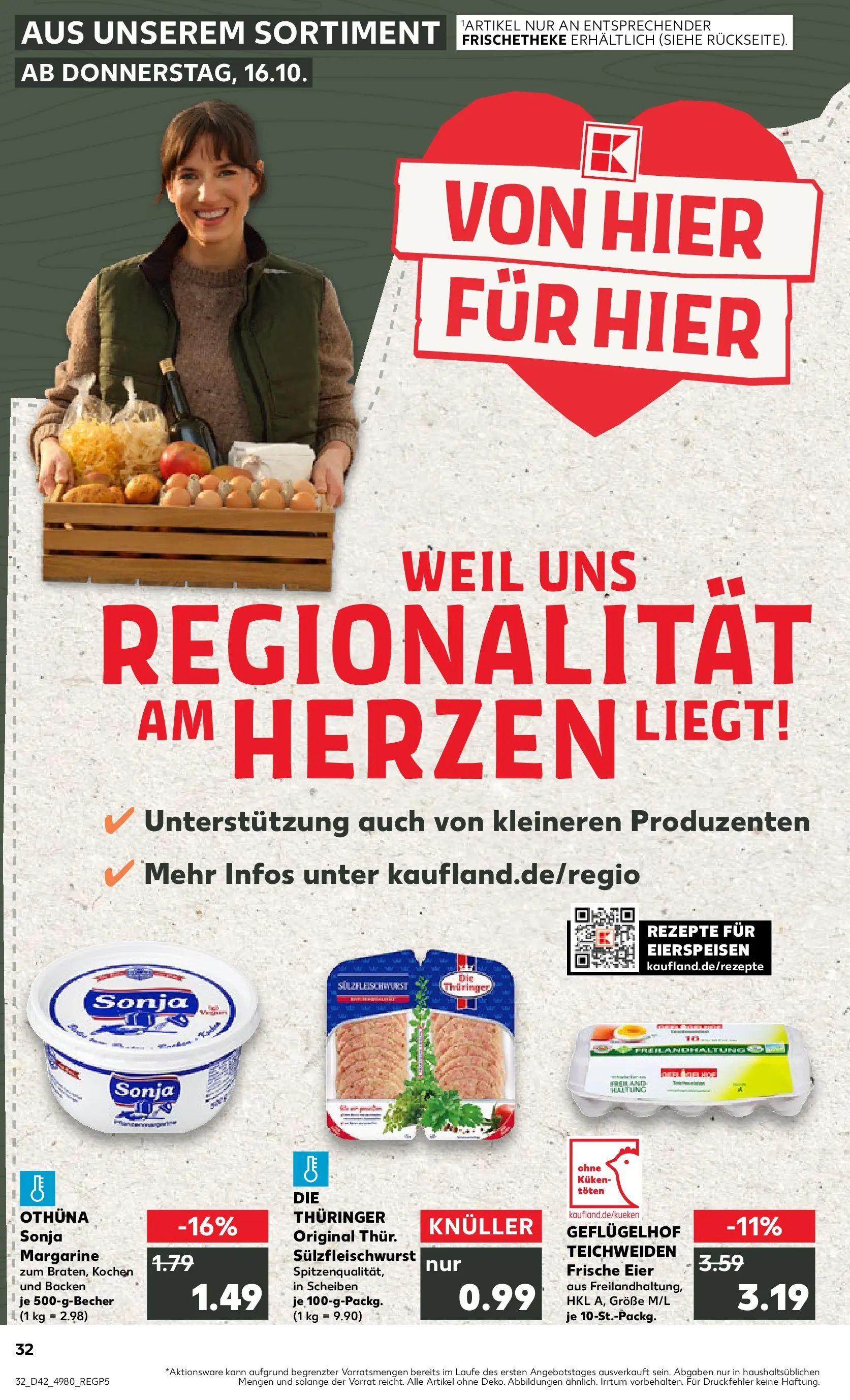 Prospekt Kaufland ab 19.10.2025 » Angebote und Werbung Online | Seite: 32 Prospekt Kaufland ab 19.10.2025 » Angebote Online zum Blättern | Seite: 32