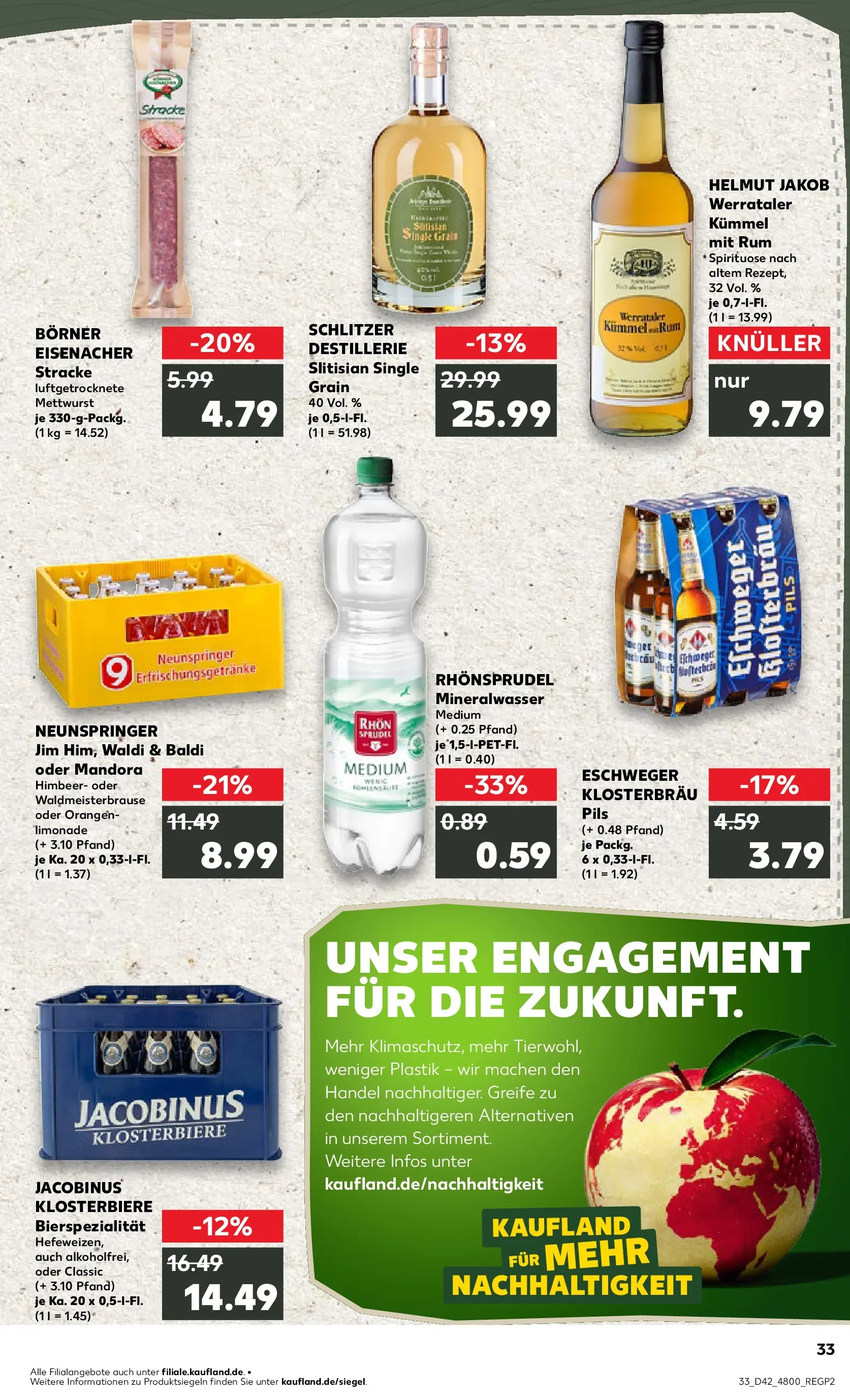 Prospekt Kaufland ab 19.10.2025 » Angebote und Werbung Online | Seite: 33 | Produkte: Rum, Pils, Orangen, Rhonsprudel Prospekt Kaufland ab 19.10.2025 » Angebote Online zum Blättern | Seite: 33 | Produkte: Rum, Pils, Orangen, Rhonsprudel