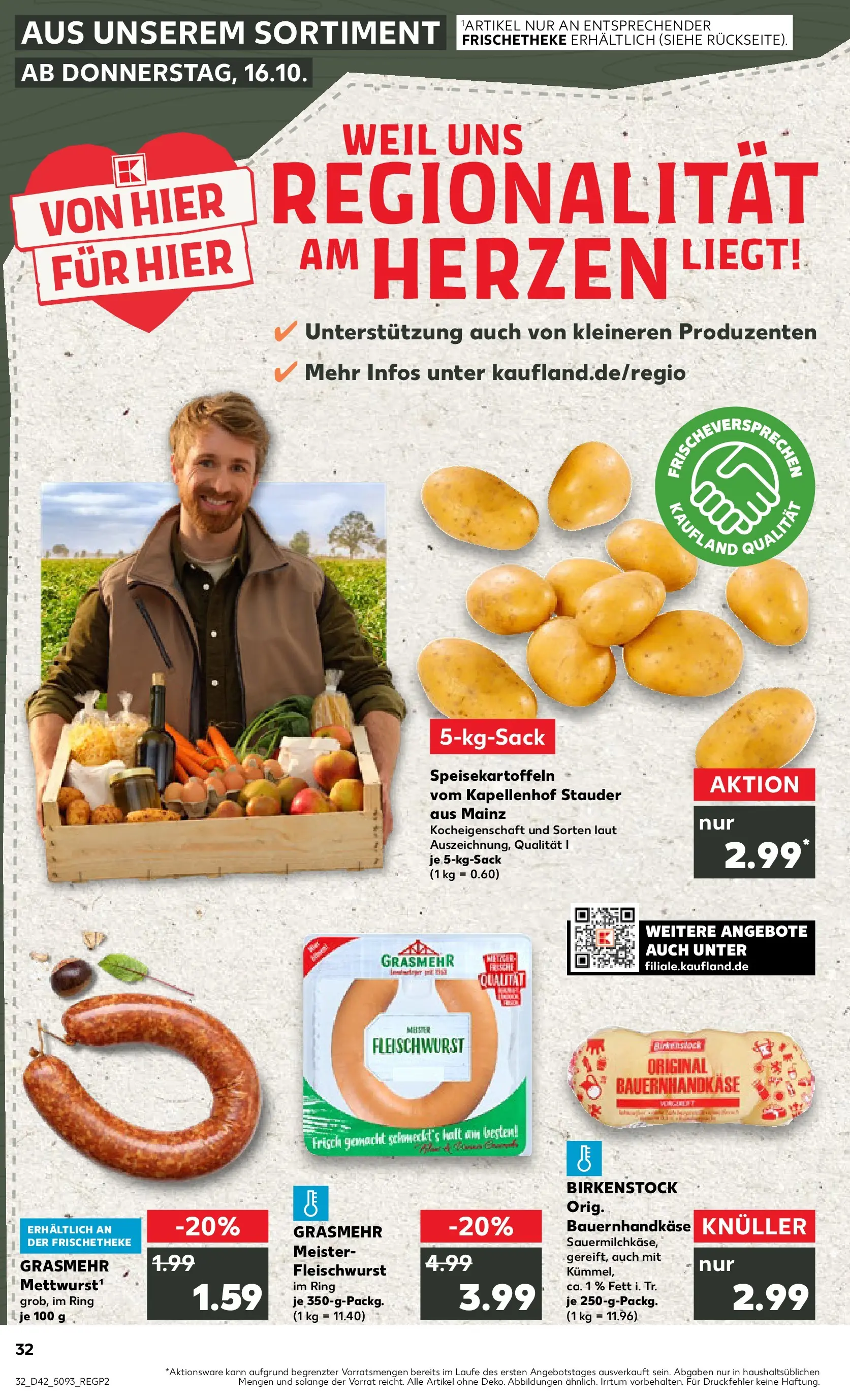 Prospekt Kaufland ab 19.10.2025 » Angebote und Werbung Online | Seite: 32 Prospekt Kaufland ab 19.10.2025 » Angebote Online zum Blättern | Seite: 32