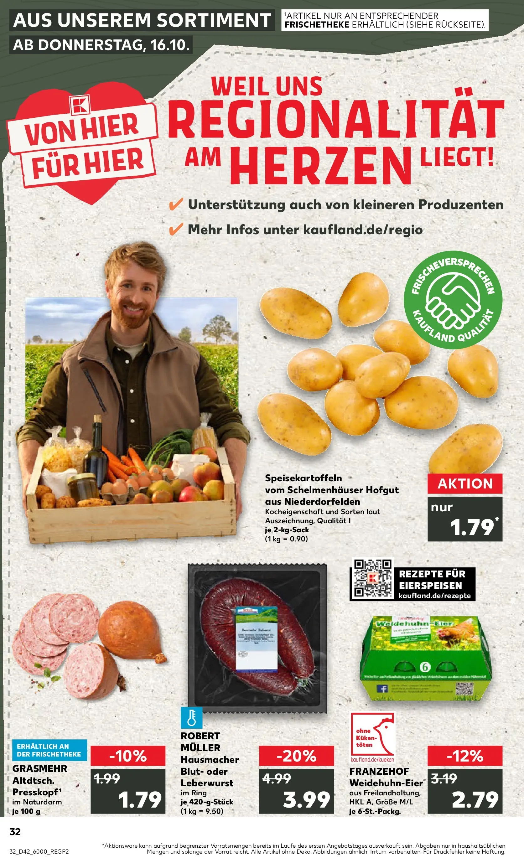 Prospekt Kaufland ab 19.10.2025 » Angebote und Werbung Online | Seite: 32 Prospekt Kaufland ab 19.10.2025 » Angebote Online zum Blättern | Seite: 32