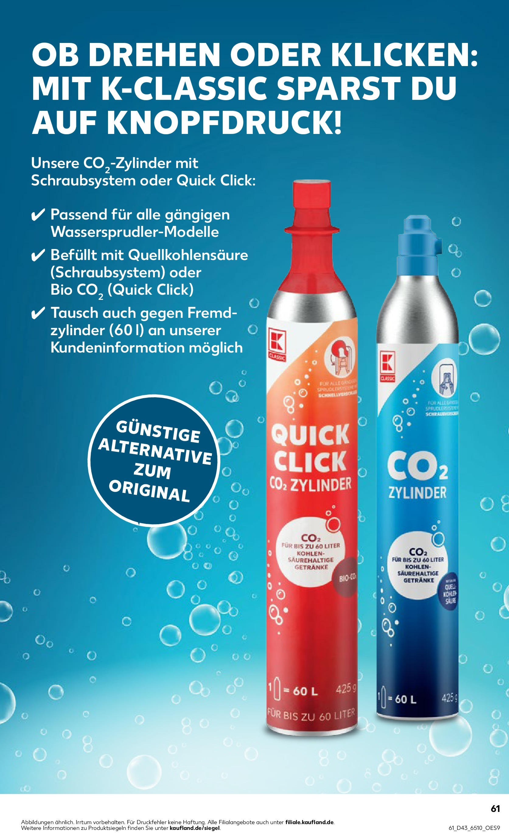 Prospekt Kaufland ab 27.10.2025 » Angebote Online zum Blättern | Seite: 61