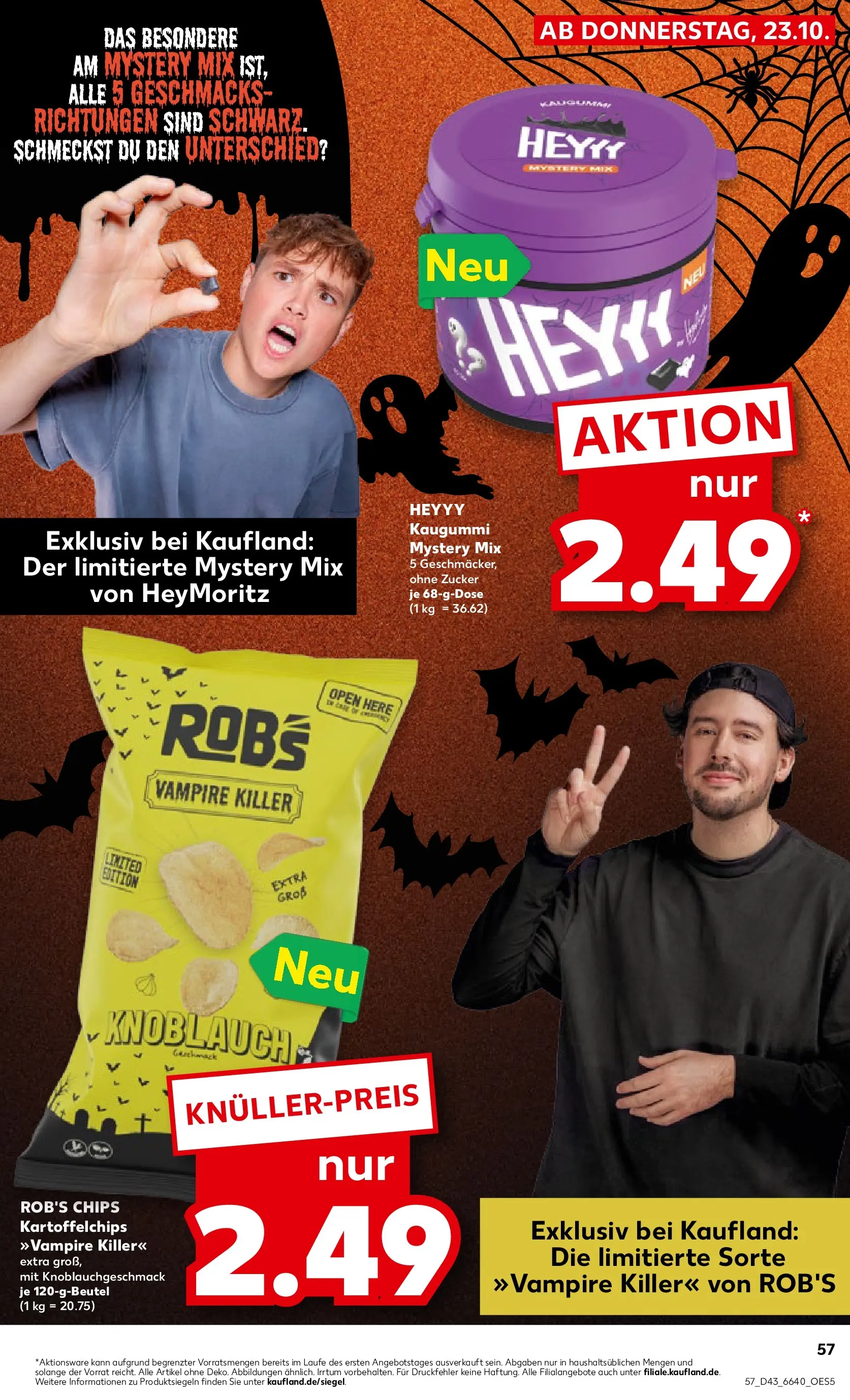 Prospekt Kaufland ab 22.10.2025 » Angebote Online zum Blättern | Seite: 57 | Produkte: Zucker, Knoblauch, Chips