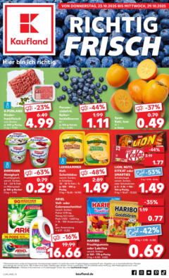 Kaufland prospekt Leinefelde-Worbis	 ab 23.10.2025 gültig