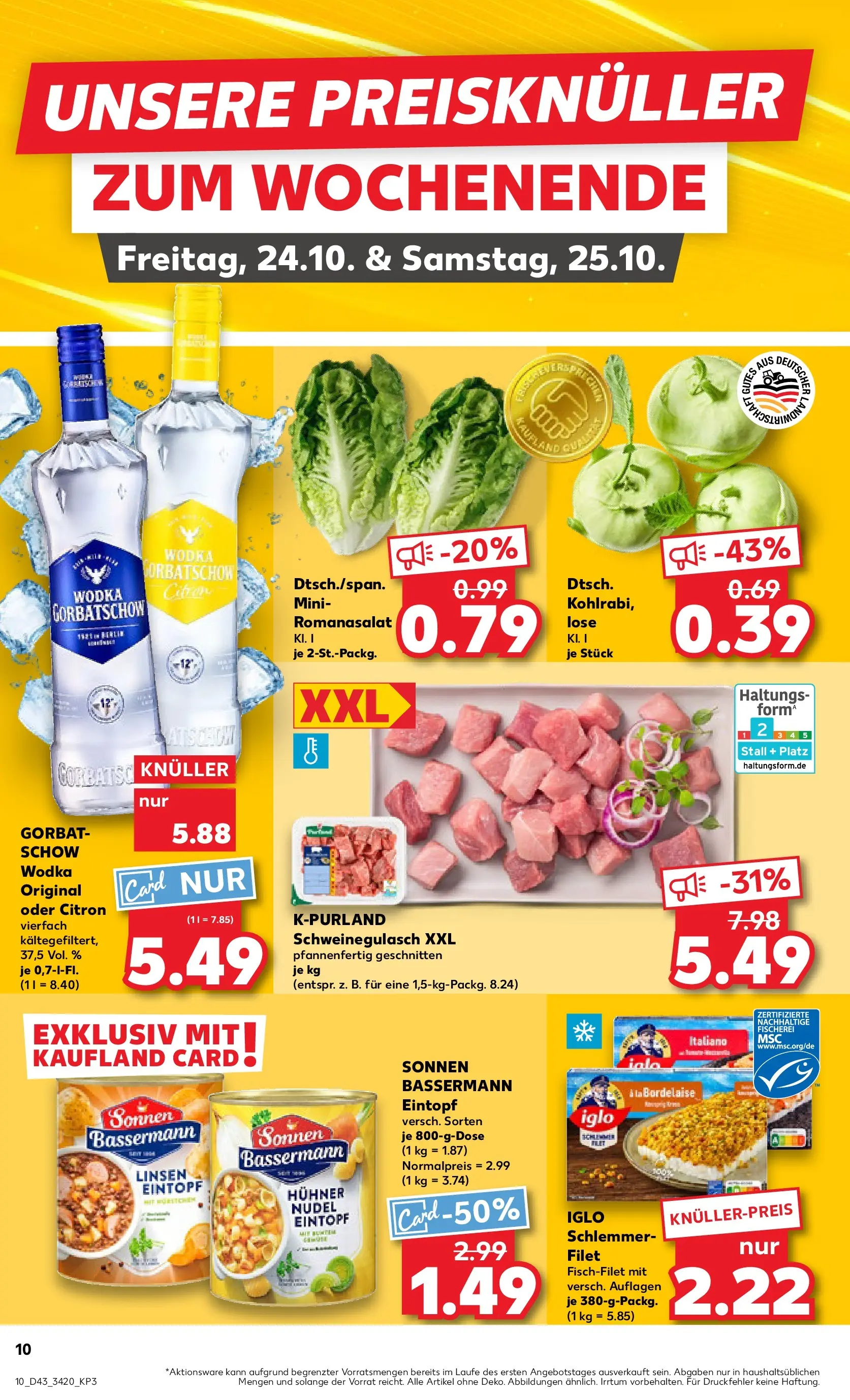 Prospekt Kaufland ab 22.10.2025 » Angebote Online zum Blättern | Seite: 10