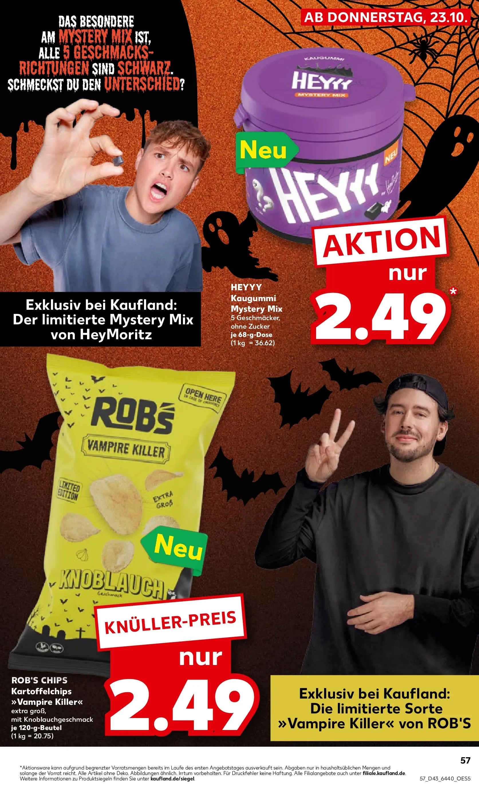 Prospekt Kaufland ab 22.10.2025 » Angebote Online zum Blättern | Seite: 57 | Produkte: Zucker, Knoblauch, Chips