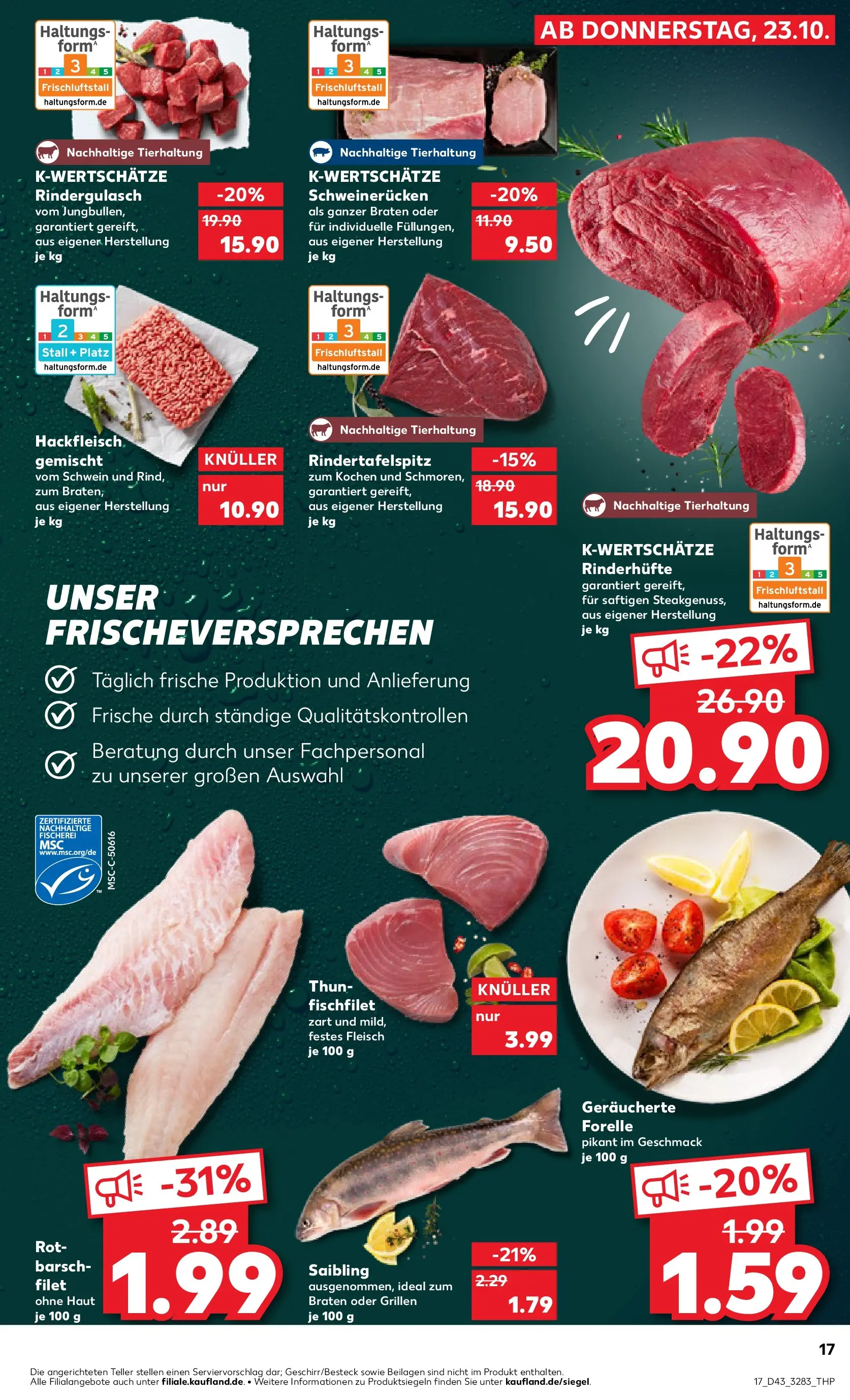 Prospekt Kaufland ab 22.10.2025 » Angebote Online zum Blättern | Seite: 17