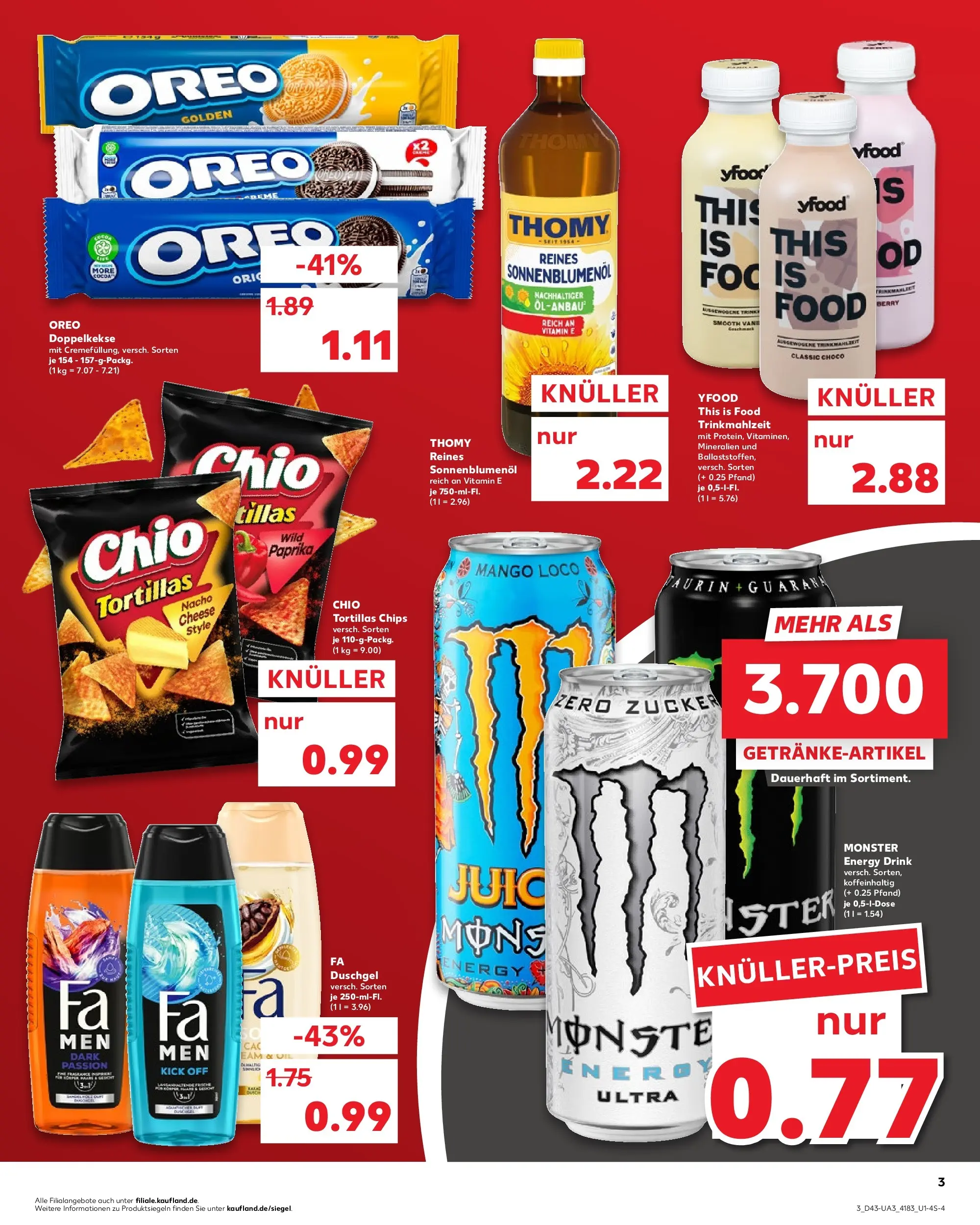 Prospekt Kaufland ab 23.10.2025 » Angebote und Werbung Online | Seite: 3 | Produkte: Duschgel, YFood, Paprika, Shower Gel Prospekt Kaufland ab 23.10.2025 » Angebote Online zum Blättern | Seite: 3 | Produkte: Duschgel, YFood, Paprika, Shower Gel
