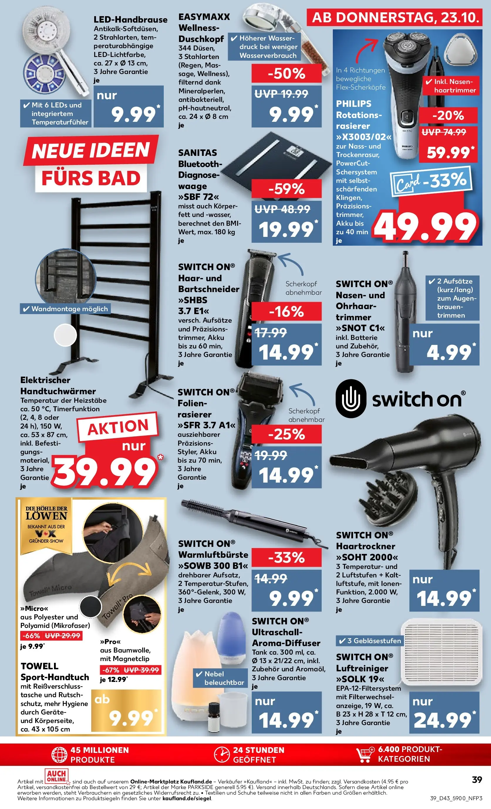 Prospekt Kaufland ab 23.10.2025 » Angebote und Werbung Online | Seite: 47 | Produkte: Tasche, Luftreiniger, Rasierer, Haartrockner Prospekt Kaufland ab 23.10.2025 » Angebote Online zum Blättern | Seite: 47 | Produkte: Tasche, Luftreiniger, Rasierer, Haartrockner