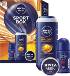 NIVEA MEN Geschenkset Sport Box 3tlg