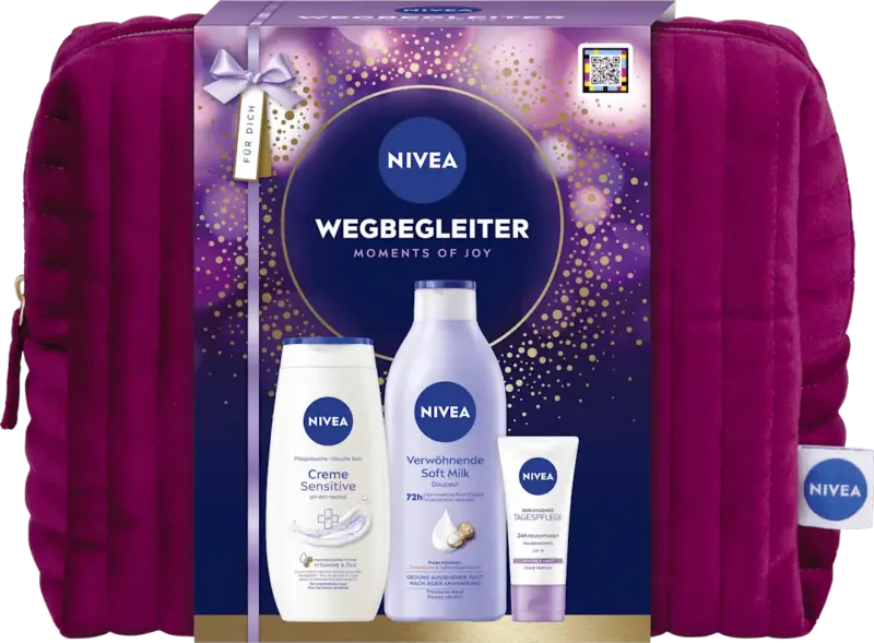 NIVEA Geschenkset Wegbegleiter + Kosmetiktasche 4tlg