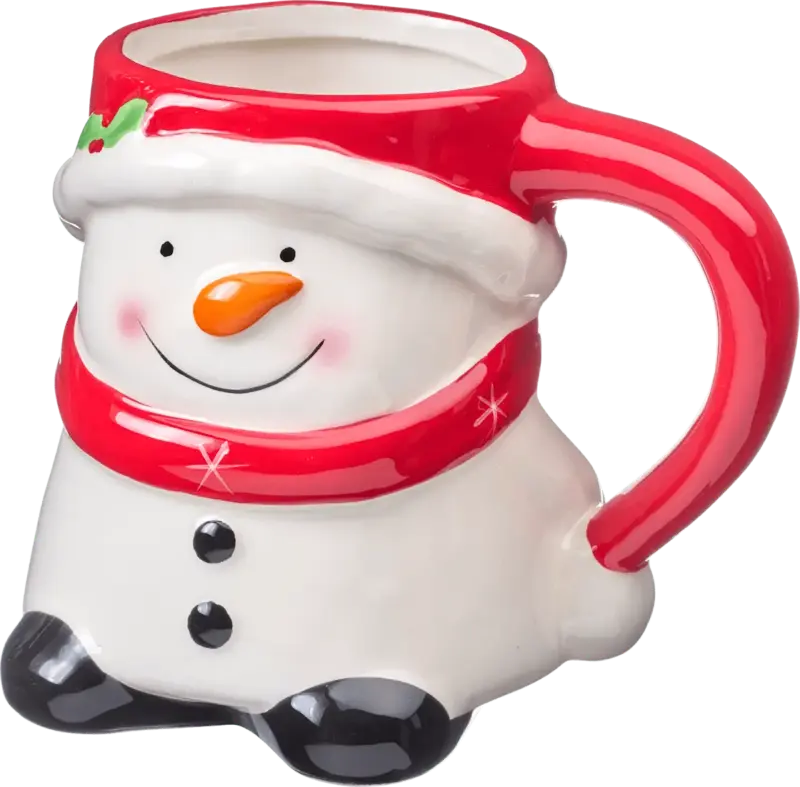 Dekorieren & Einrichten Jumbo-Kaffeebecher Schneemann (480 ml)