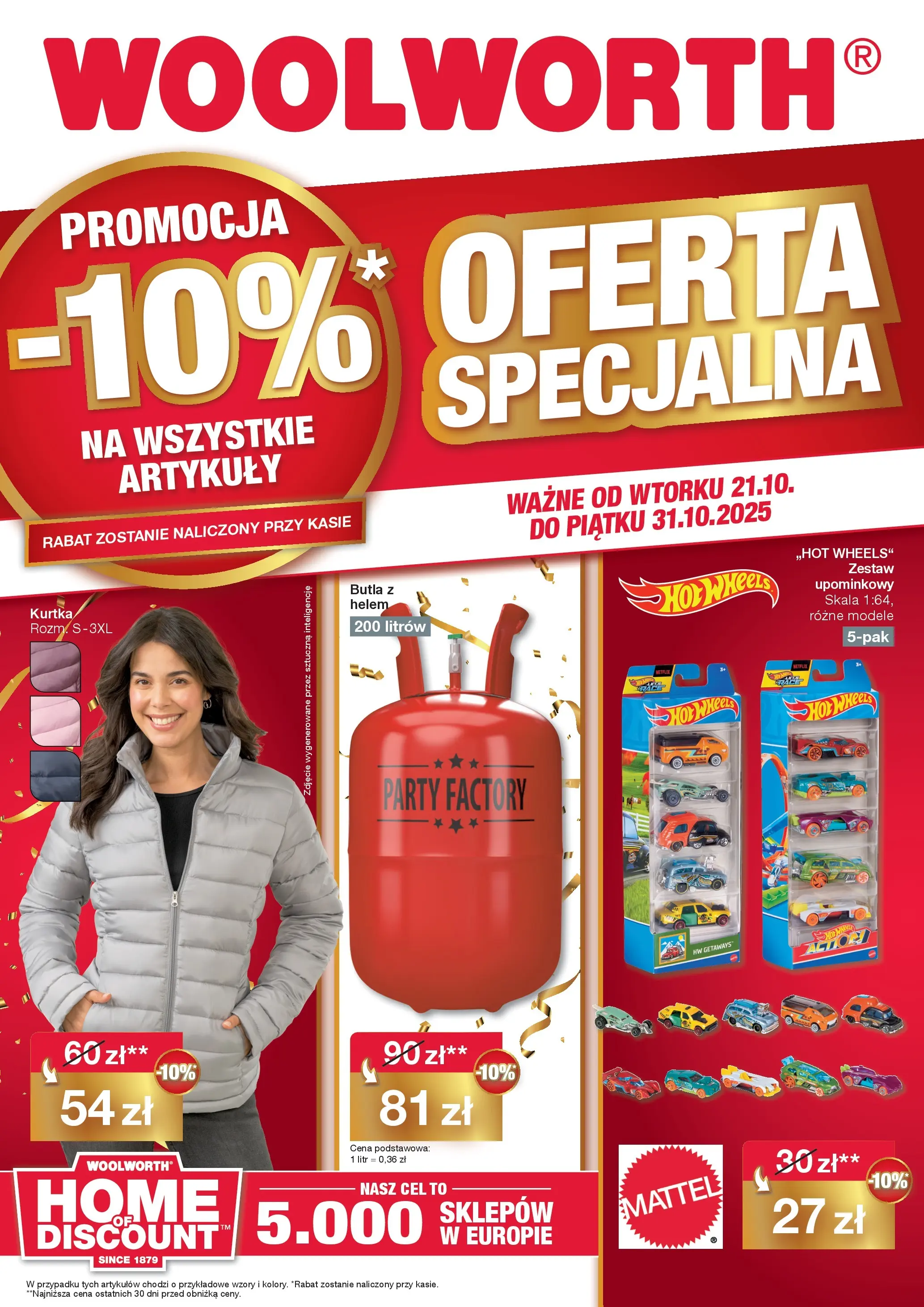 Woolworth - Woolworth: Oferta Specjalna od (20.10.2025 - 31.10.2025) | Strona: 1 | Produkty: Kurtka