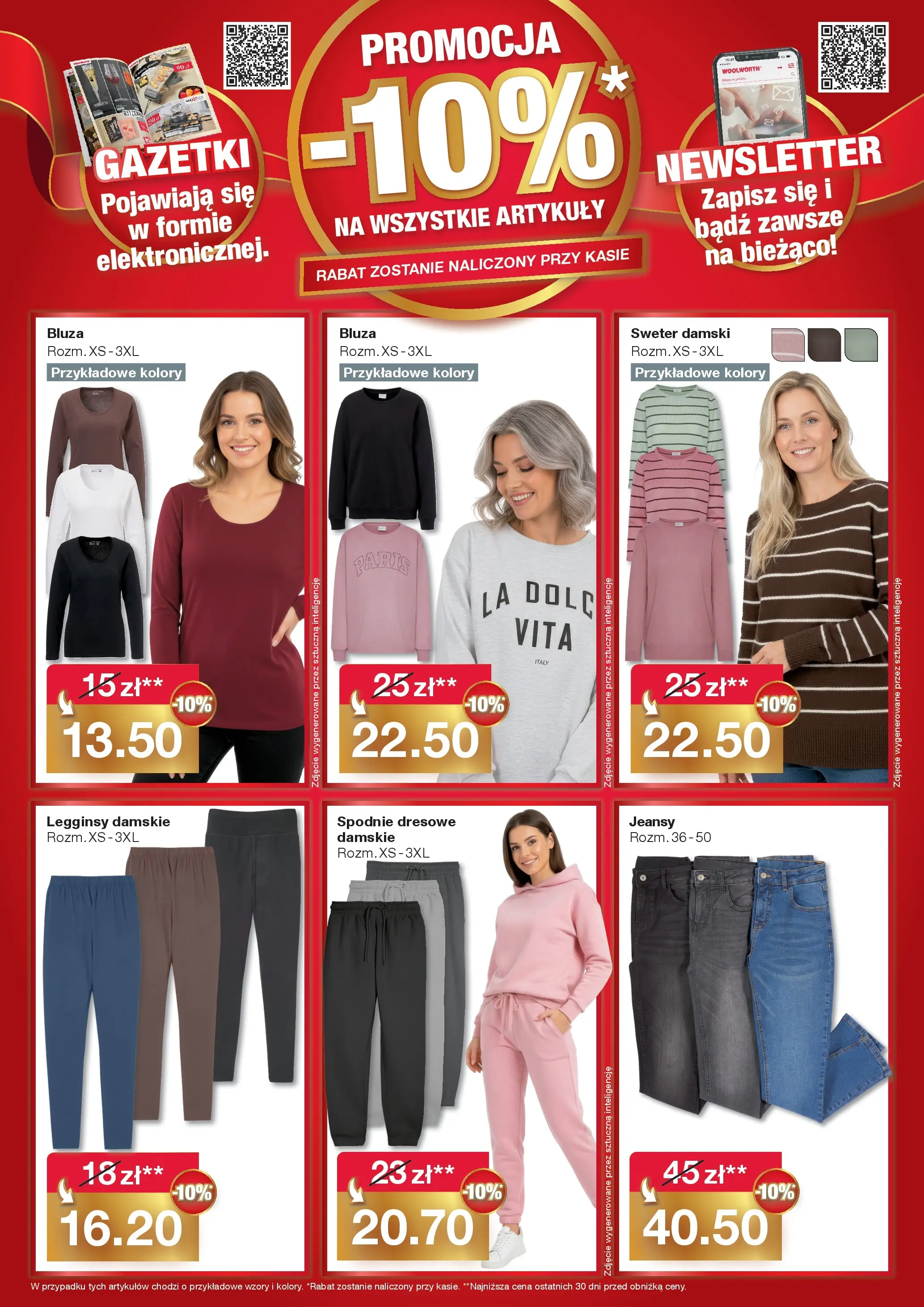 Woolworth - Woolworth: Oferta Specjalna od (20.10.2025 - 31.10.2025) | Strona: 4 | Produkty: Sweter, Spodnie, Legginsy, Legginsy damskie